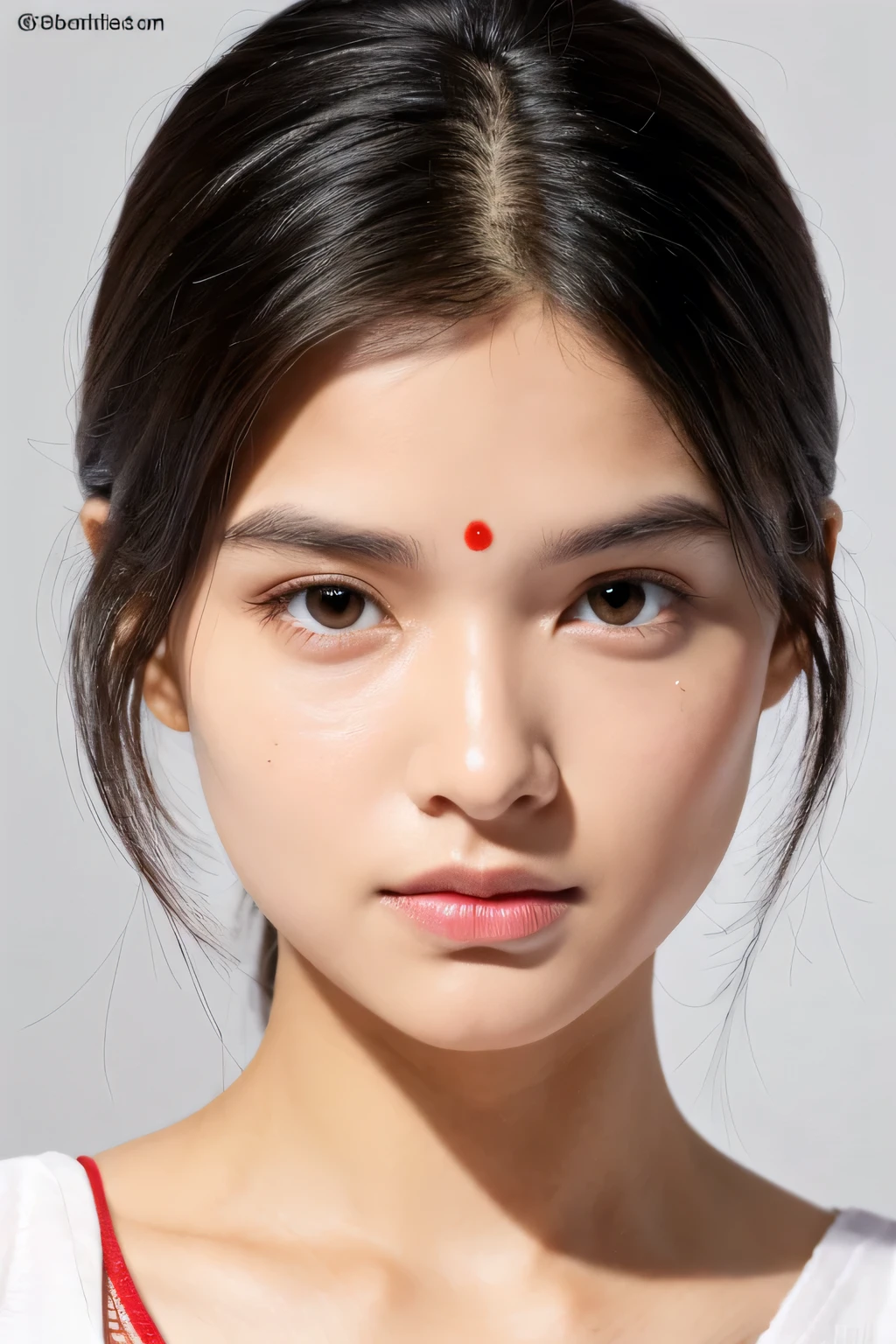 ((best quality)), ((masterpiece)), (detailed), perfect clean white face indian hindu very beautiful white face zoom picture