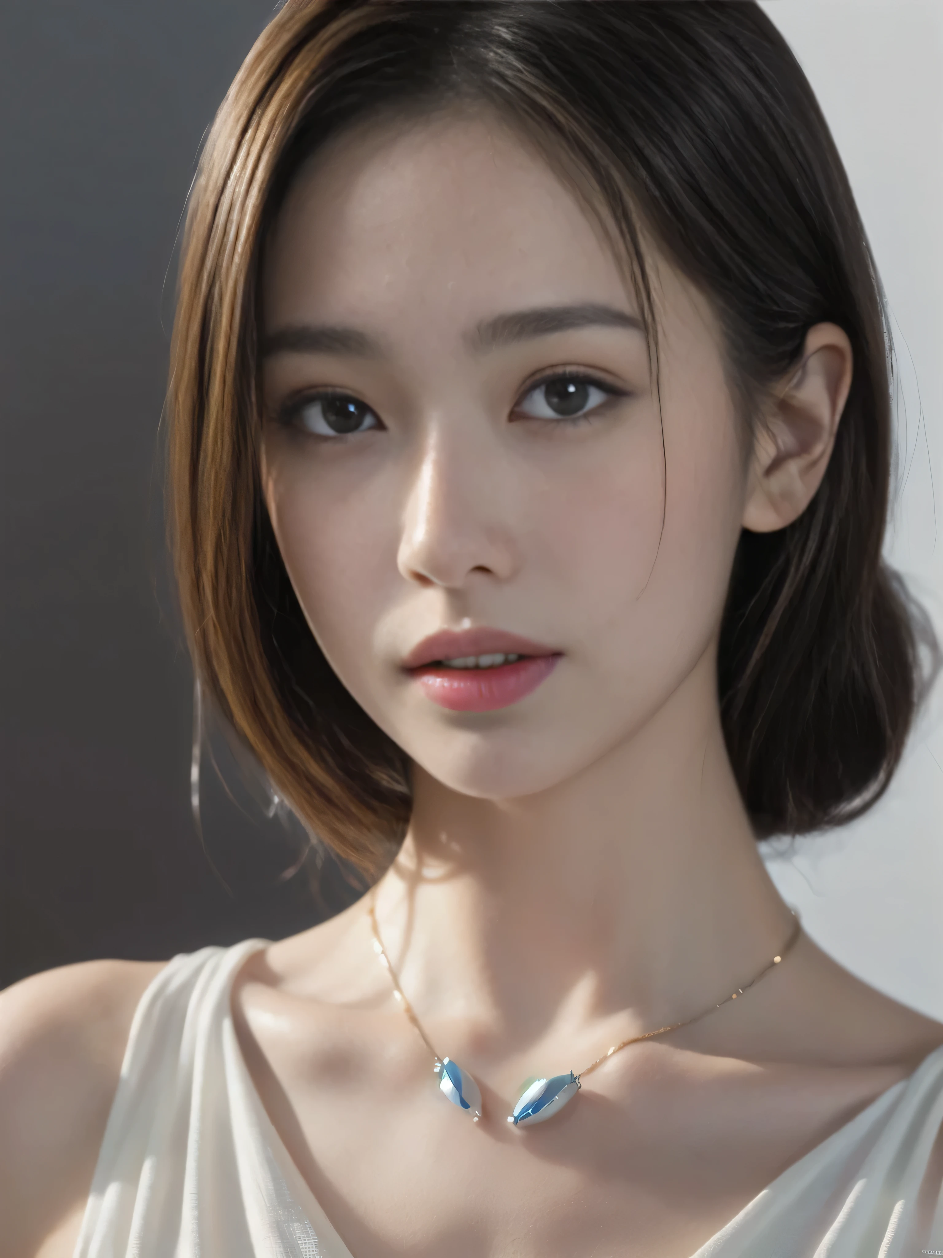((((highest quality))))、(((Ultra-precision CG16K wallpaper)))、(((masterpiece)))、(((Super detailed)))、(((super extreme details)))、1people's women、mature woman、25 year old woman、((Japanese face))、((very beautiful face))、((NHK Announcer、Yurika Kawaguchi:1.5))、((straight semi-long hair:1.3))、(shiny hair)、bangs up to eyebrows、beautiful brown hair、beautiful delicate eyes、brown eyes、C-shaped eyebrows、high nose、small nostrils、small mouth、seductive lips、mouth slightly open、beautiful breasts、C cup size breasts、cleavage、plump body、perfect proportions、perfect anatomy、perfect composition、beautiful detailed shading、beautiful natural lighting、beautiful detail glow、Depth of bounds written、(((High chroma)))、(((real:1.9)))、((vivid:1.4))、((beautiful skin))、((skin texture))、((Realistic skin feel))、(((cowboy shot:1.5)))、((Angle seen from the front:1.5))、((smile:1.4))、(Eyes looking at me:1.5)、bright sunshine、(((ice skating rink:1.3)))、(standing pose:1.5)、nsfw,navel,naked,