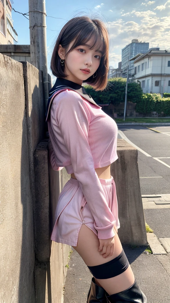 (Pink Ranger, Same as V1)), （High Kick:1.4）、One girl, （High KickでWhite panties:1.5）、Beautiful 18 year old Japanese woman, Angelic, Cute Face,ponytail、チアガールのようなHigh Kick、Lifting your legs as high as you can、White pantiesを見せている、 Beautiful fine details, (Big eyes:1.3),Long eyelashes, See-through bangs, (Beautiful and exquisite face and eyes:1.4), Beautiful short black hair, Beautiful smile, (highest quality:1.2), RAW Photos, High resolution,((Pink Ranger, Same as V1)), One girl, Beautiful 18 year old Japanese woman, Angelic, Cute Face,ponytail、
Beautiful fine details, 
(Big eyes:1.3),Long eyelashes,
See-through bangs,
(Beautiful and exquisite face and eyes:1.4), 
Beautiful short black hair, Beautiful smile,
(highest quality:1.2),
RAW Photos, 
High resolution, 
Perfect detail, 
Professional photography, mini skirt、White panties、
Professional Lighting, (Metallic Coral Magenta and White Hero Miniskirt Suit:1.3), Super tight fitting miniskirt suit, belt, Huge breasts, Beautiful feet, Strong lighting in bodysuit,at the park, Sexy appearance:1.2, Full body portrait