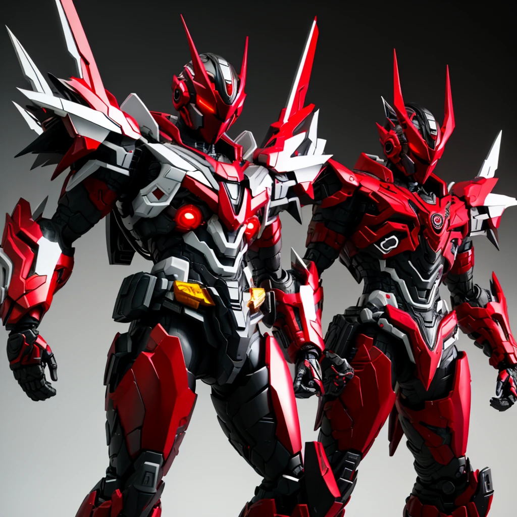 Kamen rider ark two color red,black and white