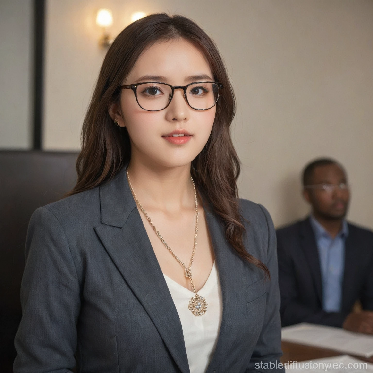 ((what makeup:1.2)), cute lady, 22 years old,1 boy, There are bangs, double eyelid,Innocent Pretty, Transparent and fair skin, fluffy hair, red cheeks, red atmosphere,(very big and round breasts:1.3), beautiful eyes, detailed eyes, detailed, long eyelashes, beauty, double car pool, red cheeks, duck mouth, looking at the camera