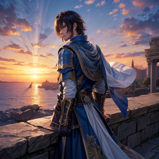 (masterpiece, 4K resolution, Ultra-realistic, Very detailed), (Theme of the Knights of the Zodiac, Charismatic, There's a girl on top of the city, Sagittarius Knight in Golden Armor, She's a superhero), [ ((20 years), (Long Green Hair:1.2), whole body, (Green Eyes:1.2), ((Fighting Pose),A show of force), ((Sandy urban environment):0.8)| (Cityscape, At night, Dynamic Light), (full moon))