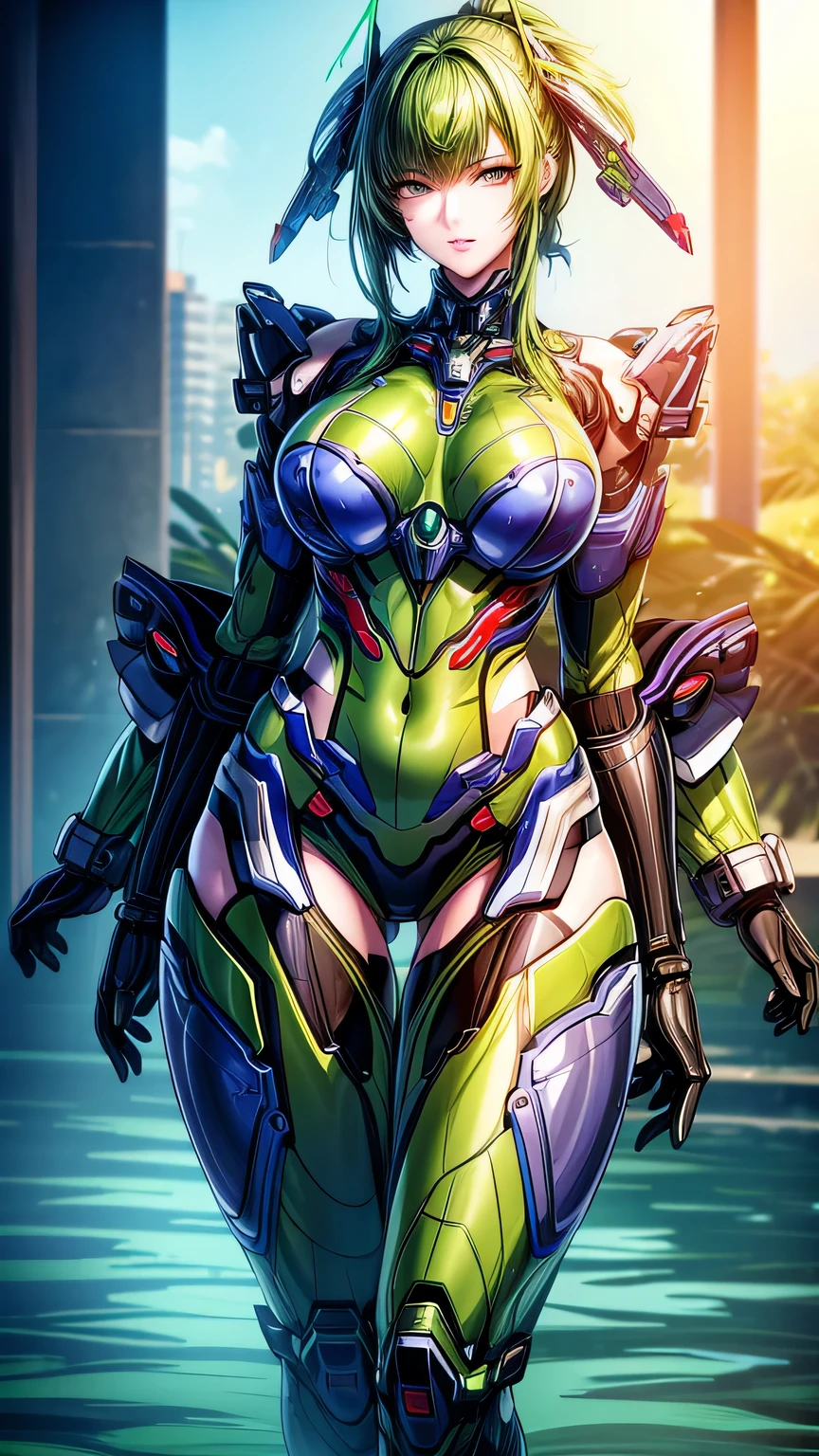 best quality, masterpiece, detailed:1.4, 3D, beautiful cyberpunk female, HDR, ray tracing, NVIDIA RTX, super-resolution, Unreal 5, subsurface scattering, PBR texturing, post-processing, anisotropic filtering, depth-of-field, maximum clarity and sharpness, multi-layered textures, albedo and specular maps, surface shading, accurate simulation of light-material interaction, perfect proportions, Octane Render, two-tone lighting, wide aperture, low ISO, white balance, rule of thirds, 8K RAW