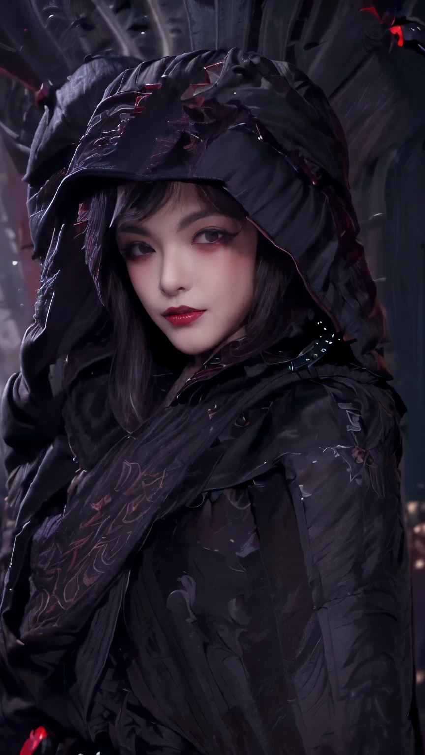 (highest quality,High resolution:1.2),(dark,Threatening:1.1),(Regrettably:1.1), (Devil's Theme:1.5),(dark horror theme:1.5),(Thriller:1.5),(Inspiration from Stephen King:1.5),(Dark fantasy:1.5), (Ink and watercolor:1.5), (black and white color:1.5), (Ominous landscape:1.5),(Countless stars fly away:1.5),(Ruined:1.5),(Ruined village:1.5),(1800s:1.5), (Ruined theme:1.5),(There'There is a lot of dust flying around.:1.5),(puddle:1.5),(Dirt roads:1.5),(Absurd:1.5),(wonderful:1.5),(highest quality:1.5),(masterpiece:1.5),full length,Qu义z Lepidolite Woman in a Red Dress, (Powerful numbers:1.1、Big Breasts、Glasses) 、 ((((Round Glasses)))),(((Big Breasts)))、,(((Twisted corners,Fiery crown:1.1 Nicola Samori,Wangechi Mutu))),prime color,Urban,Very detailed,masterpiece,Intricate details,Faded,eyes Very detailed, Eye on the details,4K resolution,to be born, Nikon Z9,Scary Town,full length,evil ghost, Winnie the Pooh Rainbow,Intricate details,Very detailedな, Realistic,, Dark and spooky atmosphere, spiritual being, Hauntingly beautiful, Ghostly figures, Swirling Mist, Supernatural existence, The nature of the devil, Shadow-like shape, Spooky whispers, Ominous Aura, Heart of a Goth Maiden, Very dark shade.Her Eyes, Like dazzling fur in a starless haze,A symphony of despair in their eyes.Her Mogul Snaps, Mysterious Cemetery,Think about it, The source of her sadness.Black hair swaying in the moonlight,She weaves despair into her dreams.oh, Her Soul, Shadow'Embrace,
Take me to space.At each step of the Kelhudelgoring, She summons darkness,Dance of the Void, (Beautiful vampire high-ranking wizard: 1.7), (2 thick, length, Sharp vampire teeth protruding from lips: 1.7), (Wizard with black hat: 1.6), (An intricately decorated jet-black cloak: 1.6), (Delicately decorated cloak, Despite being damaged: 1.5), Hypermaximalist, Breathtaking oil paintings, Super realistic, Ultra-realistic digital illustrations that mimic the style of oil paintings, Seamlessly blends the psychedelic visionary art of Alex Grey with the aesthetic of H.R. Giger's To Be Born physical mechanics theme. Wonderful configuration, (devil,Sata