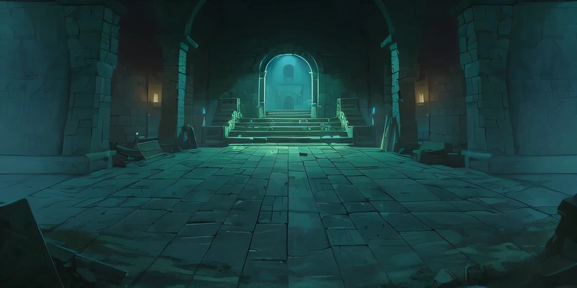 The overall picture is pure,,Clean picture,dungeon scene,Clean and flat ground,Vertical Image,Cartoon,Isometric 2D Game Art, masterpiece, Super detailed good quality