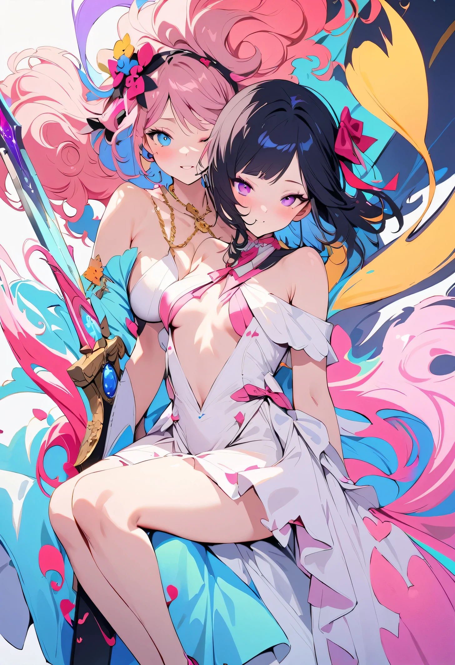 masterpiece, highest quality, Illustrations for novels, High resolution, 18+ Adult content, Sensual, Intimate, Emotional, Passionate, romantic, sweet, Adorable, Innocent, Pure, Fascinating, Fascinating, attractive, Mysterious, Fascinating, Fascinating, Immersive, Fascinating, dream-like, Surreal, Imaginative, Whimsical, artistic, Avant-garde, timeless, elegant, Sophisticated, chic, Sophisticated, Individuality, original, Fascinating,(Female Warrior:1.3),Swordsman、Holy sword、Large sword