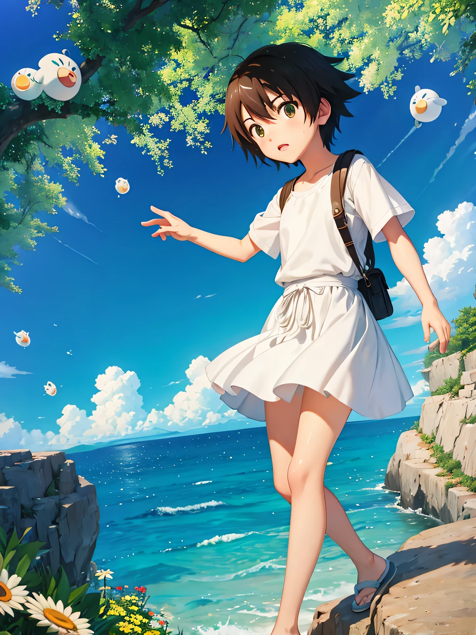 Makoto shinkai style、8K quality, Takashi murakami'illustration of, intense watercolor, watercolor detailed art, watercolor splash, surreal, avant-garde pop art, Beautiful and expressive paintings, Beautiful artwork illustration of, very colorful tones, wonderful, cool beauty, highest quality,official art, vector art,stylish design, ((most beautiful girl ever))), (((highest quality))), HDR, ((Detailed details)), (((graffiti art))), ((masterpiece))、((Super detailed))、(((colorful flowers)))、(((Streets of futuristic cities)))