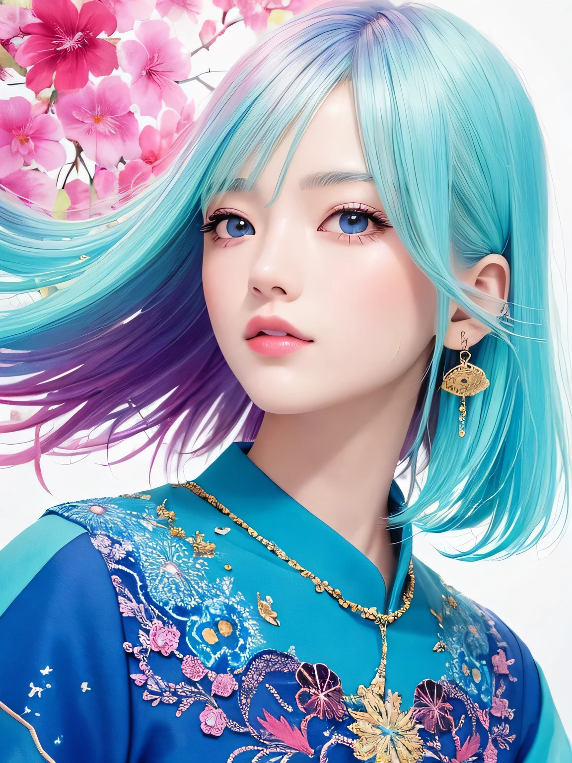 Watase Seizo Style、(((stylish fashion))), 8K Quality、Intense watercolor, Detailed watercolor art, Watercolor splash, Surreal, avant-garde pop art, Beautiful and expressive paintings, Beautiful artwork illustration, Very colorful tones, wonderful, Cool beauty, highest quality、Official Art, Vector art, Stylish design, (((The most beautiful girl))), (((highest quality))), HDR, ((detailed)), (((Doodle Art)), ((masterpiece)), ((Super detailed)), (((Stylish))),