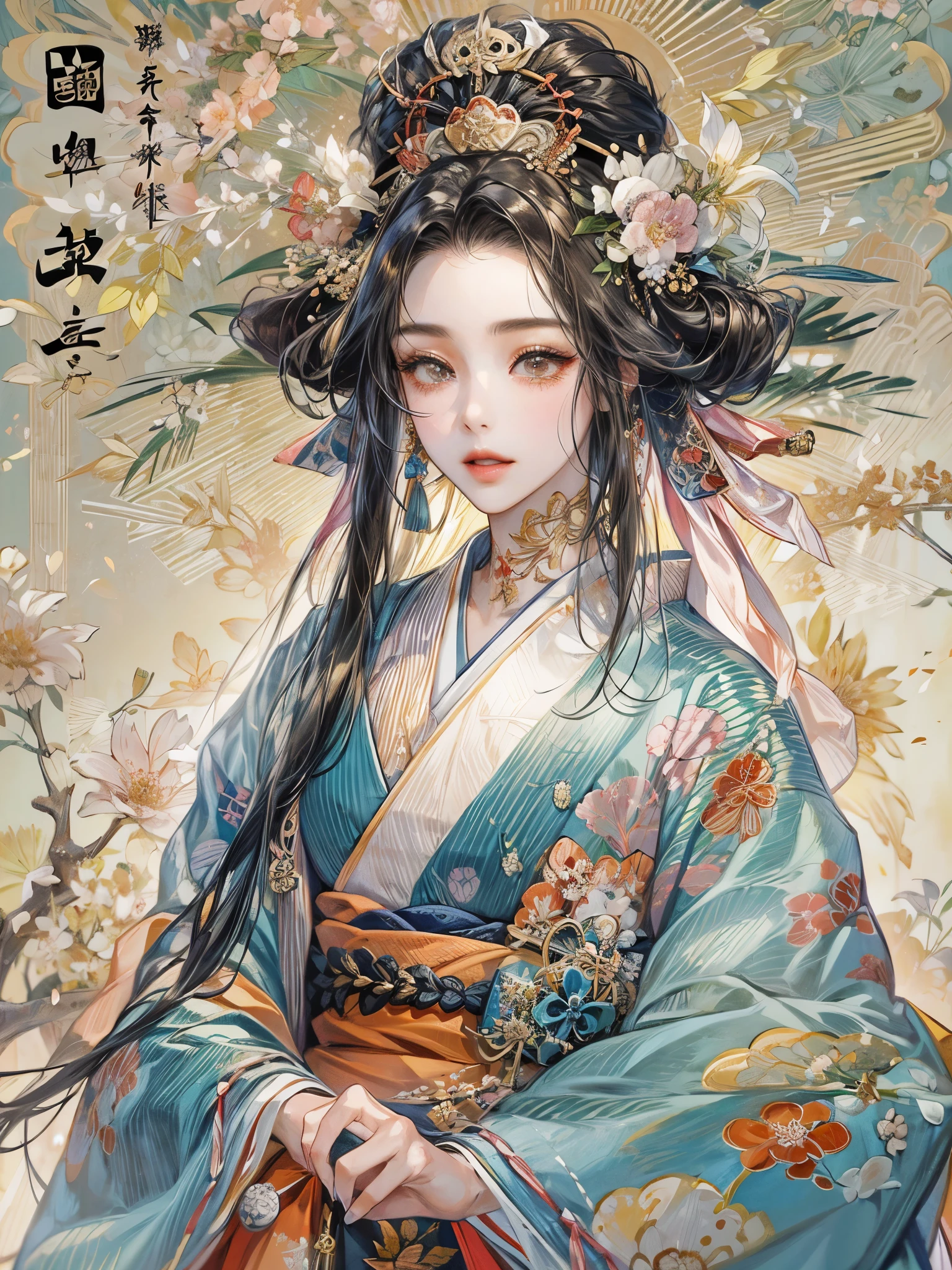 ((highest quality)),(Ultra-high resolution),(Very detailed),(Detailed Description),((The best CG)),(masterpiece),Highly detailed art,Amazing painting art,(The art of Japan, Accurate reproduction down to the last detail:1.5),Heian Emaki:1.7, (1 female:1.6),court poet:1.5,A kind smile:1.6, (Beautifully detailed 12 inch tall:1.8), incense burner:1.4,