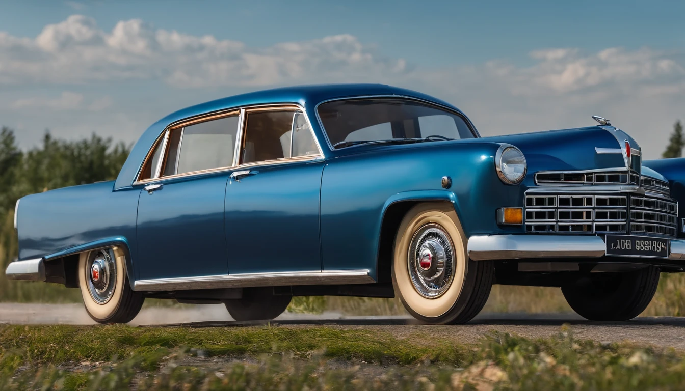 Passenger car with a large brand body "Зandгзаг" 1987, looks like Zil and Zis, and a car "victory" cars