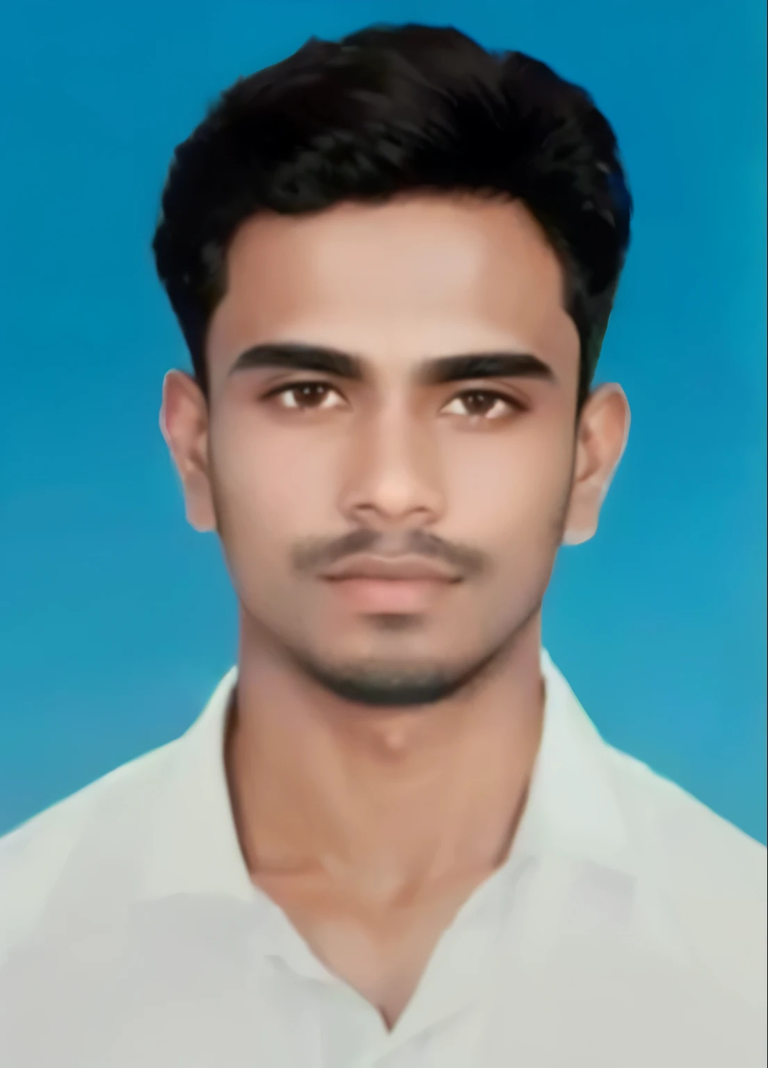 arafed man with a white shirt and a black tie, jayison devadas, very clear picture, very very low quality picture, portait photo profile picture, vinayak, mohamed chahin, vastayan, around 1 9 years old, picture, very clear image, riyahd cassiem, khyzyl saleem, face picture
