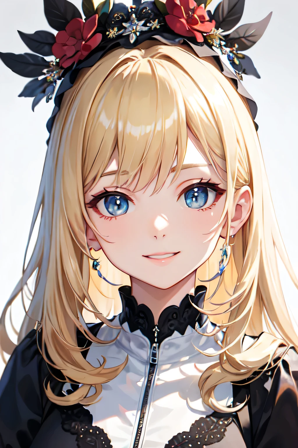 masterpiece, best quality, 1girl, smile, looking at viewer, close-up