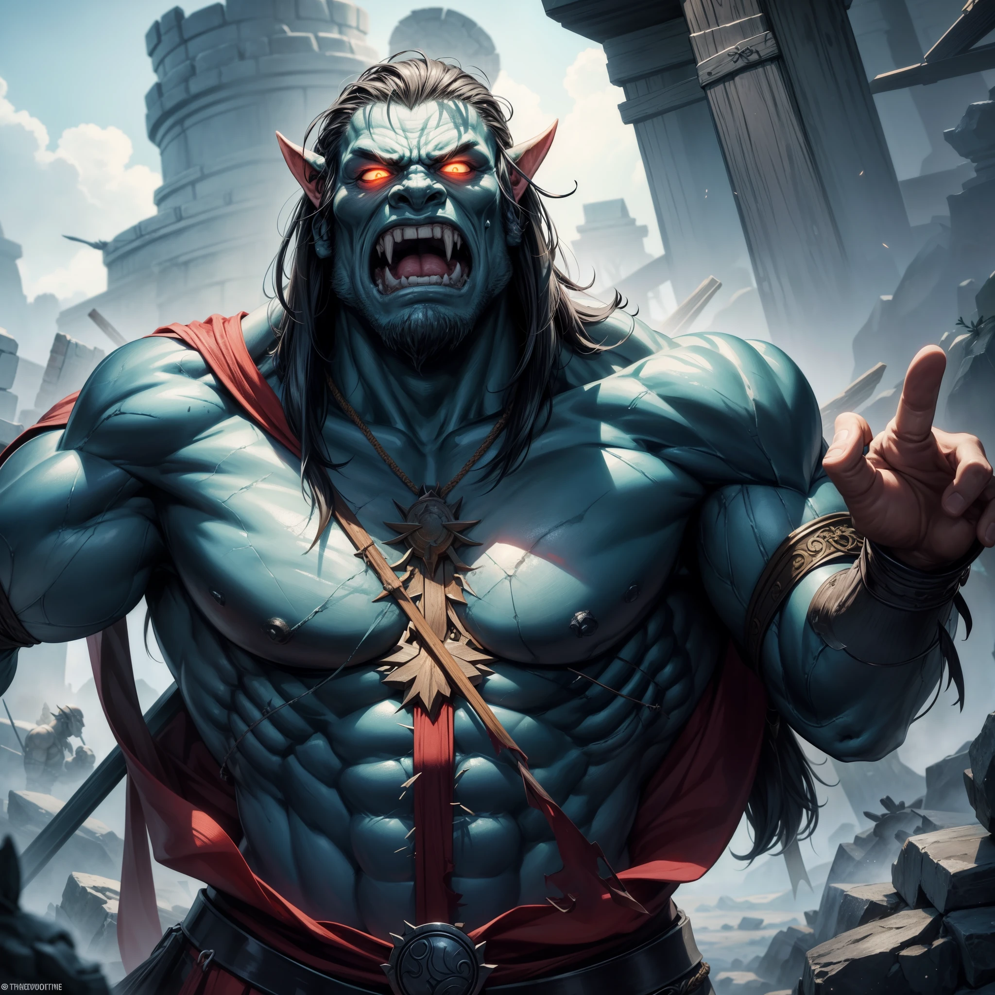 Orcs、They are powerful and fearsome creatures that often appear in fantasy worlds。その特徴的なAppearanceと性格は、portrayed as a hostile entity in many stories。
### **Appearance**
オークのAppearanceは、Bigger than humans、Muscular and powerful。Their skin is dark green、grey、Alsoは茶色で覆われており、It's rough and rough。The face of an orc is barbaric、Wide nose、Sharp Fangs、And their red shining eyes are characteristic。Their hair is black、Coarse hairs often grow sparsely。the ears are pointed,、Has a keen sense of hearing。
### **Outfits and weapons**
What is the orc costume、It specializes in combat。From simple equipment with an emphasis on ease of movement、Even heavy metal armor、There are various styles。What is their equipment、There are many looted items and things we have made ourselves、The weapons are equally diverse。Giant battle axe、Sticks、sword、and sometimes they use spears and bows。Even though the Orc's weapons are crude、It has excellent strength and durability。
### **Personality and Action**
Orcs、It's a race that loves battle and conquest。They are aggressive and cruel、egocentric、I believe power is everything。in their society、Force and violence are regarded as the most important values、The weak are eliminated。Orcs集団で行動し、Attack other races and loot resources。their invasion was premeditated、led by a strong leader。
### **Residence**
Orcs、underground caves and wastelands、Deep in the woods, etc.、They live far away from human settlements。彼らのResidenceは粗雑で、Use stone and wood to build simple structures。Where is an oak's residence、It's built like a fortress with an emphasis on defense、There are traps and defensive equipment in place to eliminate intruders。
### **Culture and social structure**
What is the social structure of orcs、It's based on a strict class system。the most powerful orc reigns supreme as leader、You can follow other orcs through strength and violence。their culture is centered around battle and conquest、Honor and glory as a warrior are most respected。Orcs、Dominate other races through wars、It aims to expand its territory。
### **Faith and legends**
Orcs、Our own god々I believe in、These gods々I pray for victory in battle。Their religion praises war and destruction、I regard shedding blood as sacred。Also、There are shamans and sorcerers among orcs、They use their magical powers to assist in battles。
Orcs、It is an entity that symbolizes power and violence in a fantasy world。What is that mighty body and barbaric personality、It brings tension and danger to the story、It will be the greatest challenge for the brave。Their presence is、It symbolizes the race for survival in a world where power rules、It depicts a fierce world where strength and cruelty intersect。