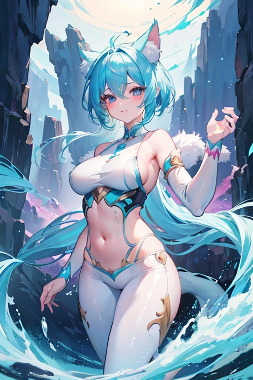 Femboy Dragon, feminine, Solo Character, 8K quality, Ultra-realistic, 3D Rendering, Digital Art, beautiful and detailed portrait (((feminine))) anthro Dragon, subtraction, Ross Tran,Luan Jia, Upload to e621, Zausch, fox, Cinema Lighting,(((shy, Fascinating))) smile, View Viewer, No fur, Red Scales, Dragon, Femboy, Plump body, feminine body, shy expression, Wearing a white tank top, Wearing blue slacks, Flexible body, Very weak, Very thin, ((Announcement at the back)), Put your hands behind your back, Spread out behind