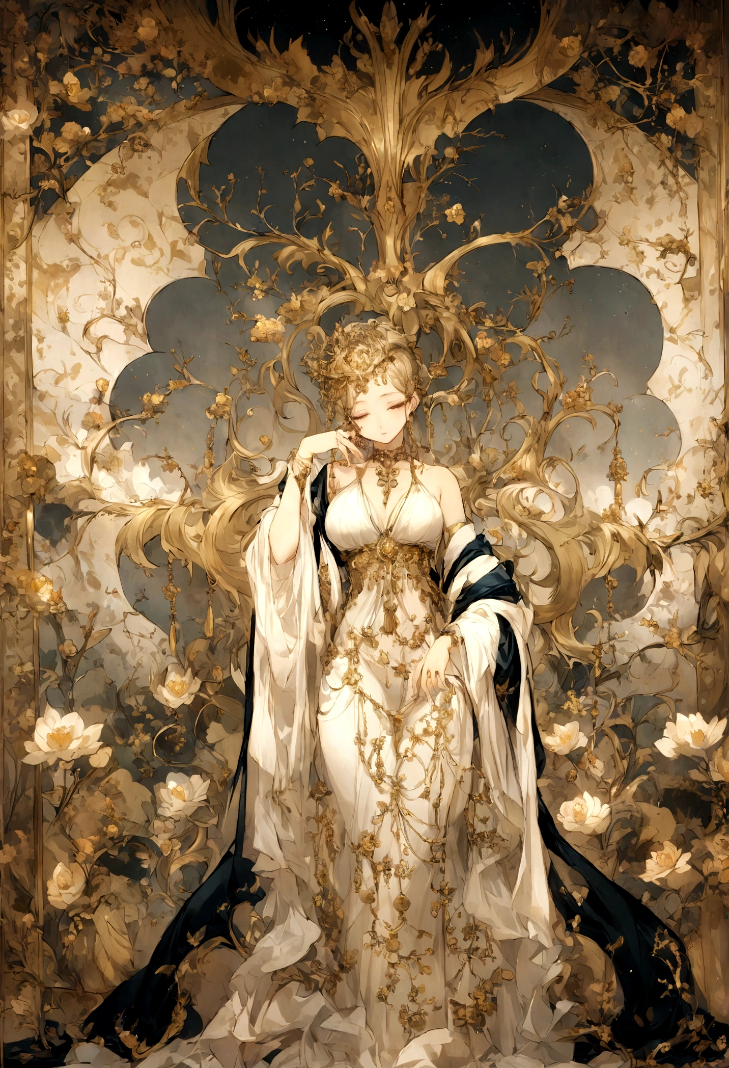Taoist metaphysics wallpaper gold produces water