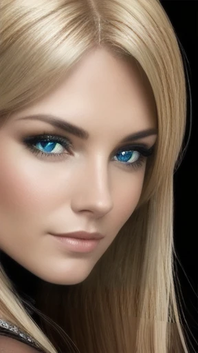 beautiful German Woman focus on the character face.