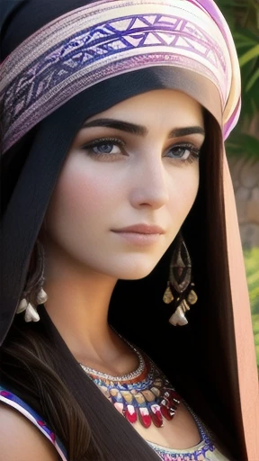 Make a beautiful woman from Syria