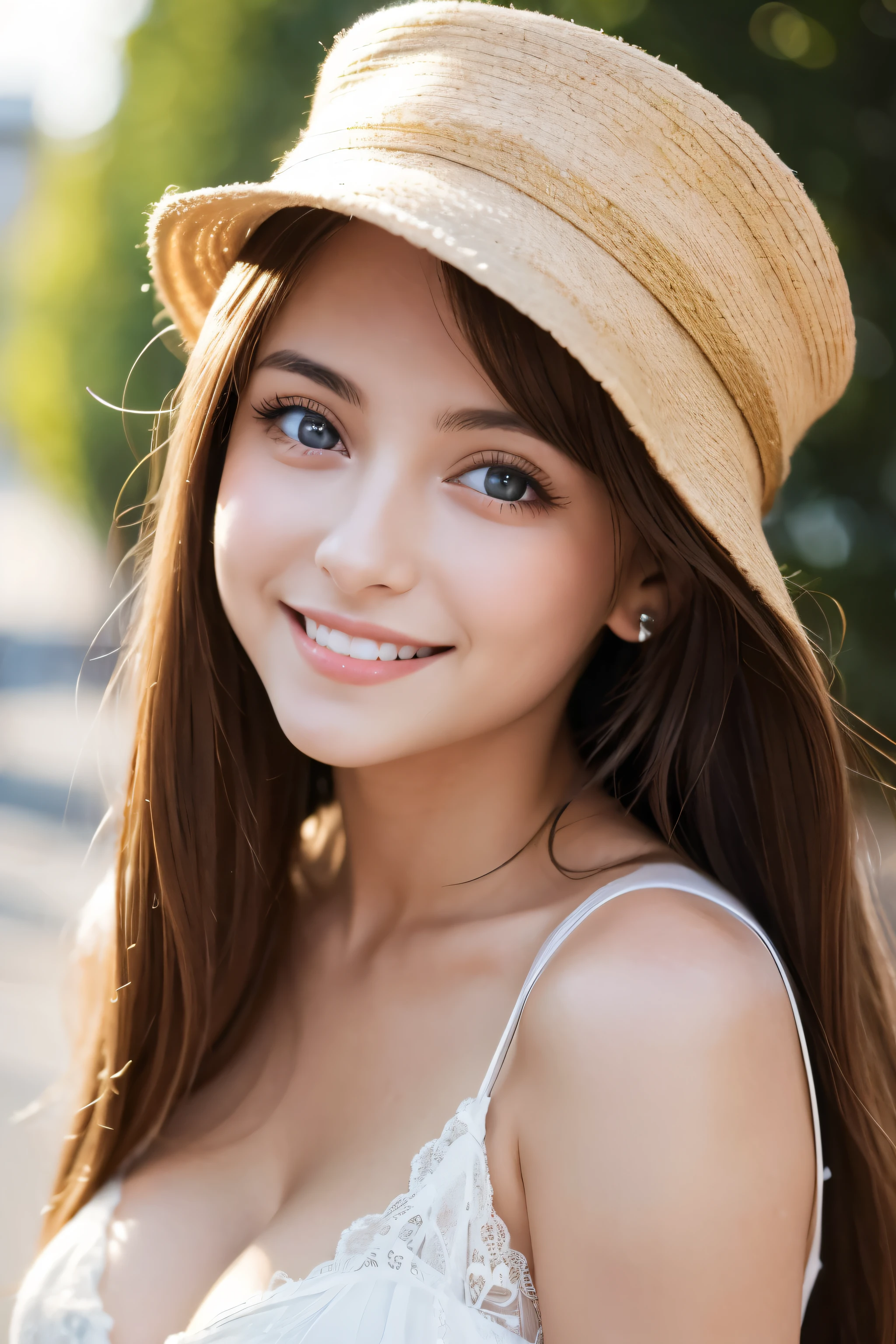 Italian、French、smile、woman、young、Shining eyes、Big eyes、Beauty、beautiful、