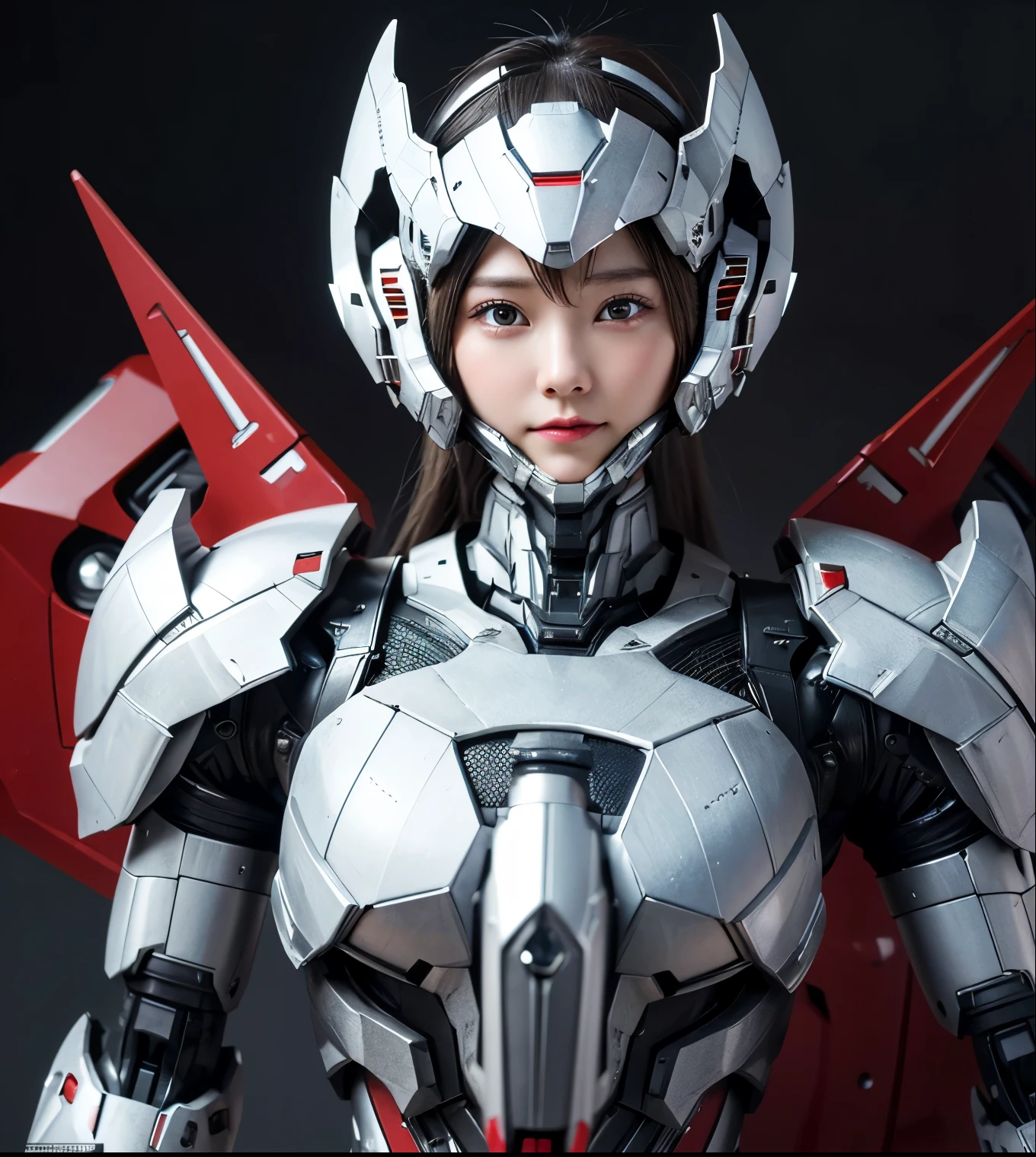 Super detailed, advanced details, high quality, High resolution, 1080p, hard disk, beautiful,(war machine),Armor War,(Rocket Missile)Capture the big picture,beautiful,Mecha cyborg girl,battle mode,Mecha body girl,She is wearing a futuristic war machine weapon mecha
