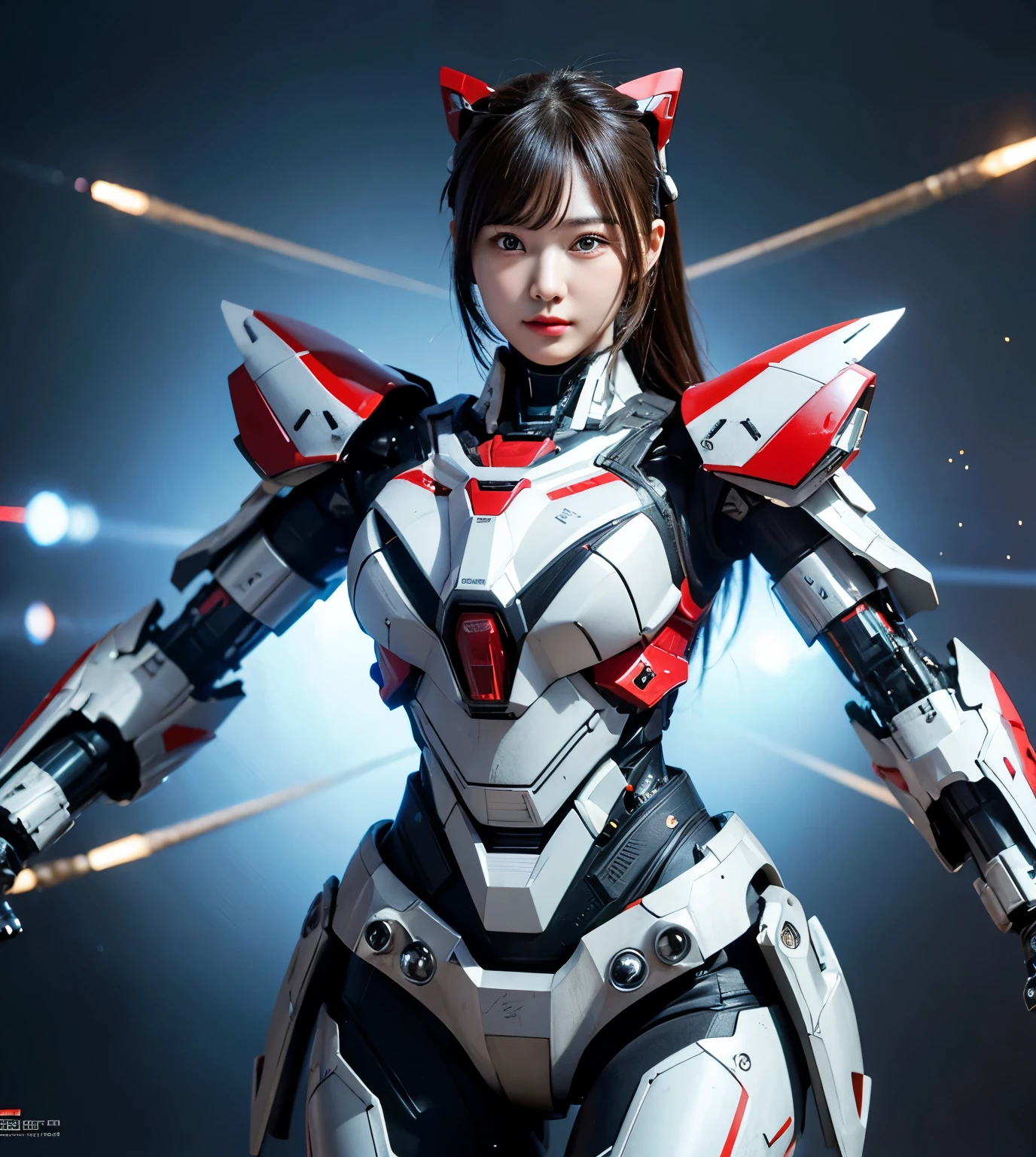 Very detailed, Advanced Details, high quality, High resolution, 1080p, hard disk, beautiful,(War Machine),Armor War,(Rocket Missile)See the big picture,beautiful,Mecha Cyborg Girl,Battle Mode,Mecha Body Girl,She is wearing a futuristic War Machine weapon mecha