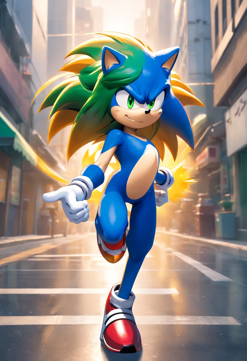 Sonic the Hedgehog in Spy Costume,figure,oil,Blurred Background,Shadow effects,Mysterious atmosphere,High-speed motion,green color scheme,Studio Lighting,(highest quality,4K,8k,High resolution,masterpiece:1.2),Super detailed,(Realistic,photoRealistic,photo-Realistic:1.37),Vibrant colors,Sharp focus,Excited state,Futuristic Setting,stealth,Stylish sunglasses,cool gadgets,Action pose,Because he trained like a bodybuilder,Huge penis,Wide open mouth,A crying face distorted by pain,profuse sweat and drool,,Sex,