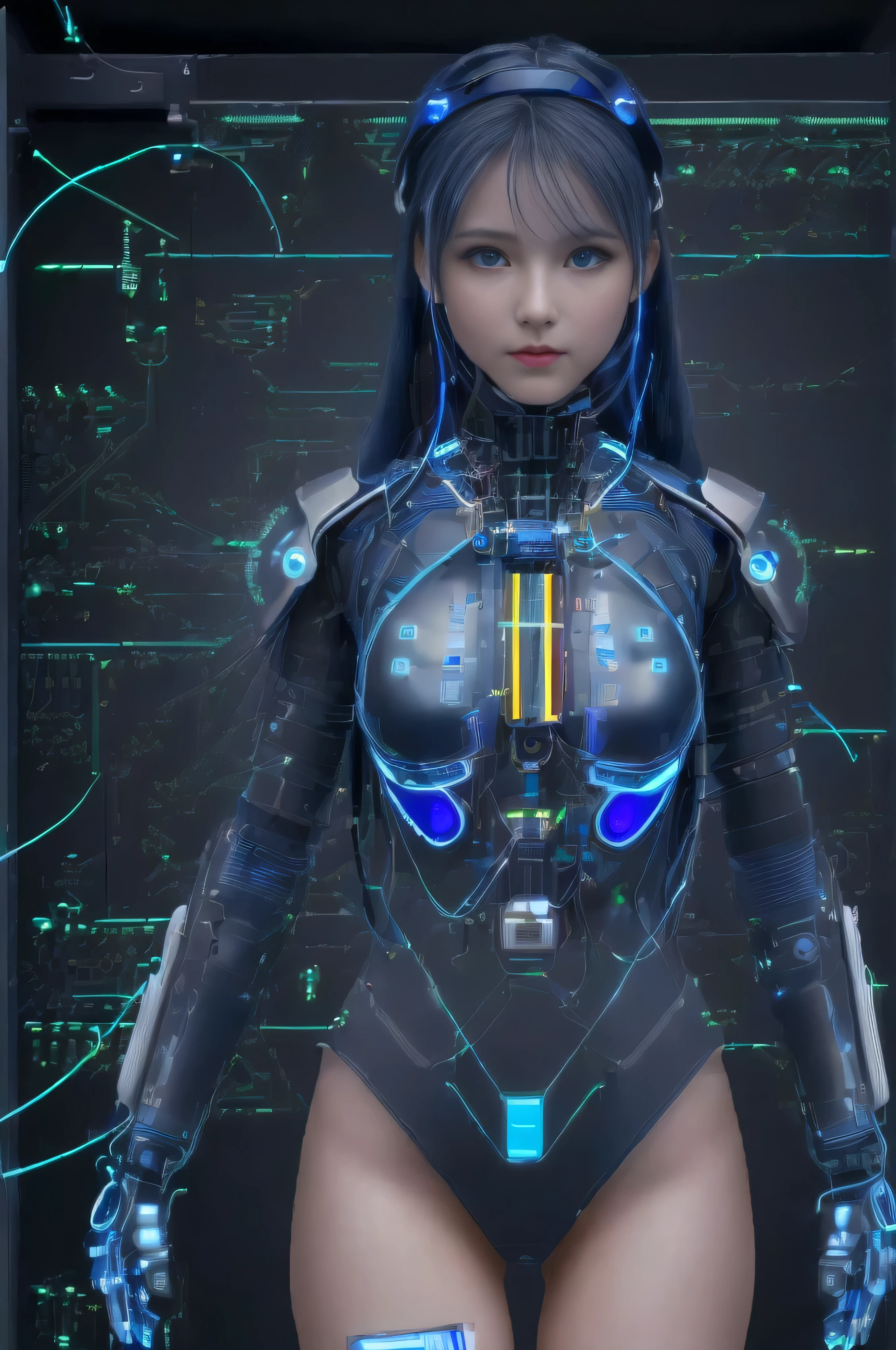 ((Best quality)), ((tmasterpiece)), (very detailed nipples:1.3), 3D,RF KTR_TechnoTrex, Beautiful cyberpunk woman,Bushy hair,Computer terminal,computer servers, LCD screens, Fiber optic cable, corporate logos,HighDynamicRange (HighDynamicRange),ray traycing,NVIDIA RTX,Hyper-Resolution,Unreal 5,sub surface scattering,PBR textures,Post-processing,Anisotropy Filtering,depth of fields,maximum definition and sharpness,Many-Layer Textures,Albedo e mapas Speculares,Surface Coloring,Accurately simulate the interaction of light and materials,perfectly proportions,Octagonal rendering,Two-tone lighting,Low ISO,White balance,the rule of thirds,largeaperture,8K original,High efficiency sub-pixel,sub-pixel convolution,Luminous Particle,Light scattering,dingdall effect
