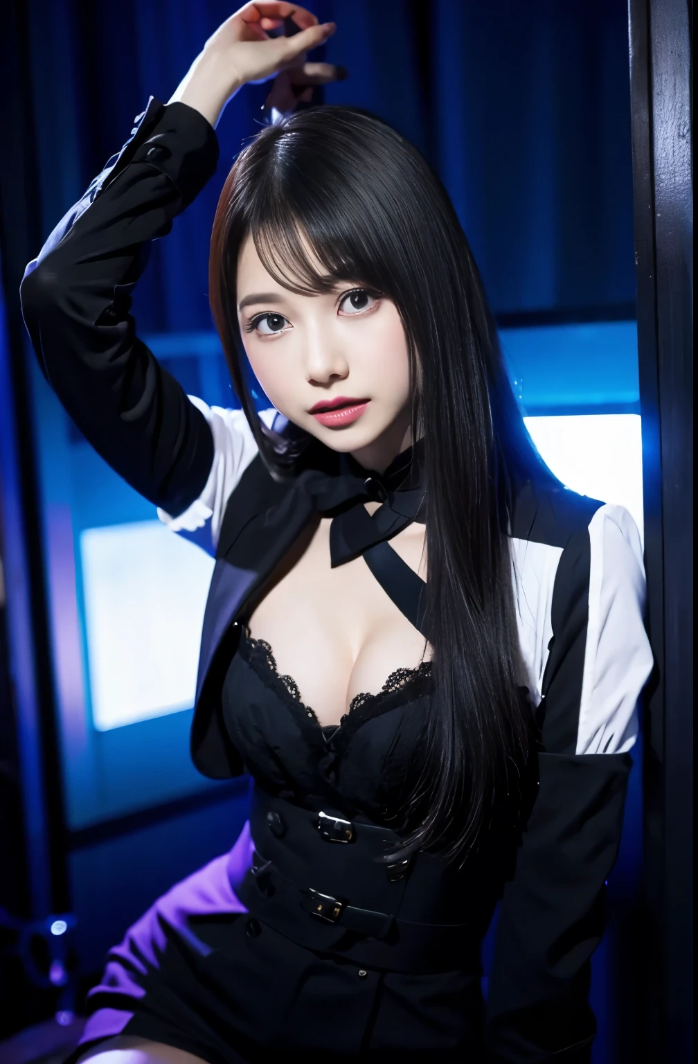 Charming beauties、Evil Female Executive、Night city、Move ki、The Darkness、seductiv、brainwash、Brainwashing device、Evil Fall、wicked、darkness、Black eyeshadow、black pantyhose、Black stockings、doress、Dark