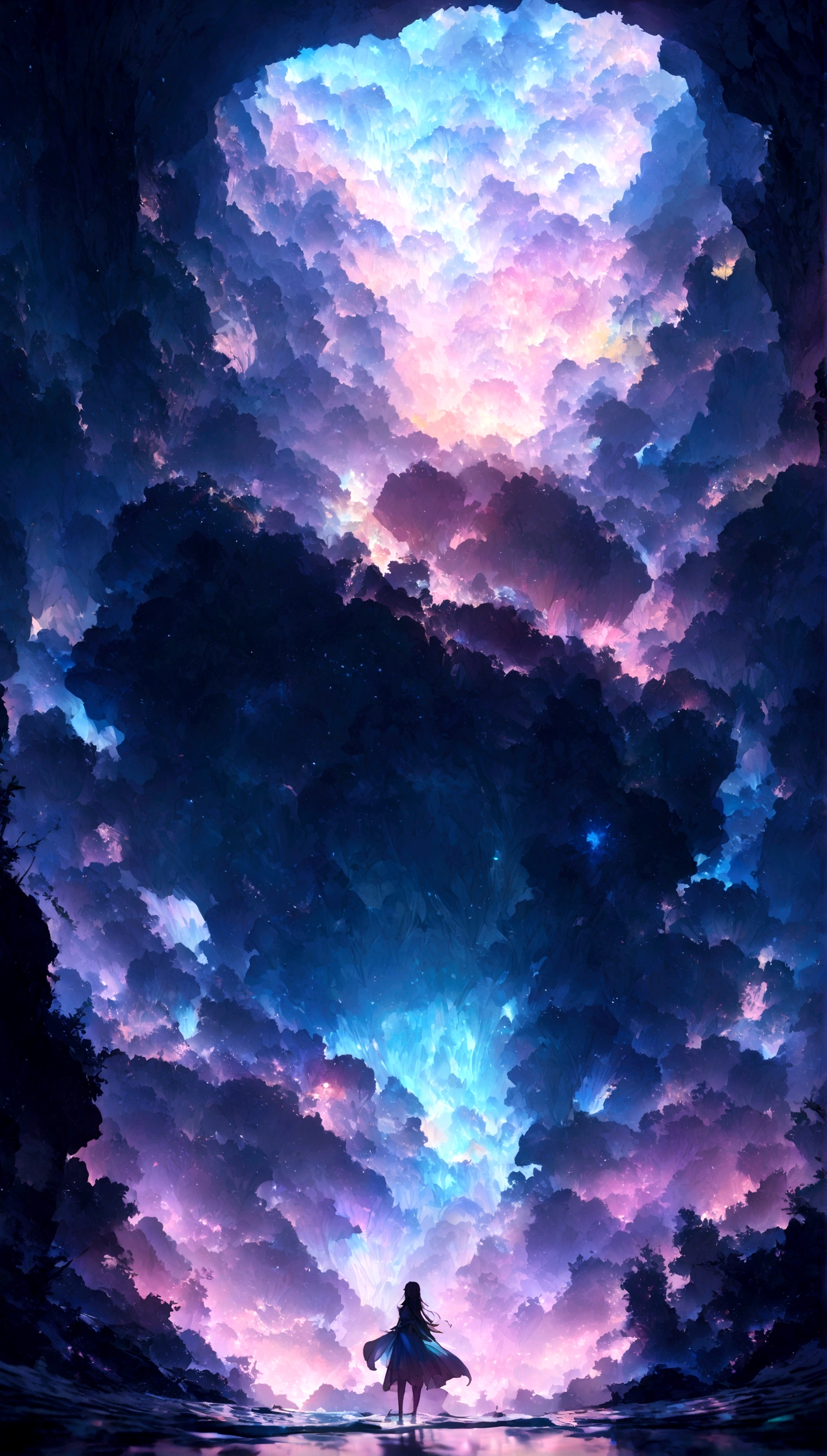 (((a CHROME ANCHOR stuck at the bottom of a DEEP Ocean floor))) shafts of sunlight filtering through the ocean's surface, illuminating the hidden world beneath, create a captivating underwater scene. vertical panorama, Ultra Wide View. UHD, masterpiece, award winning photo, expansive landscape photograph , (a view from below that shows sky above and open field below), (masterpiece:1.2), (best quality), 4k, ultra-detailed, (dynamic composition:1.4), highly detailed, colorful details,( iridescent colors:1.2), (glowing lighting, atmospheric lighting), dreamy, magical, (solo:1.2)