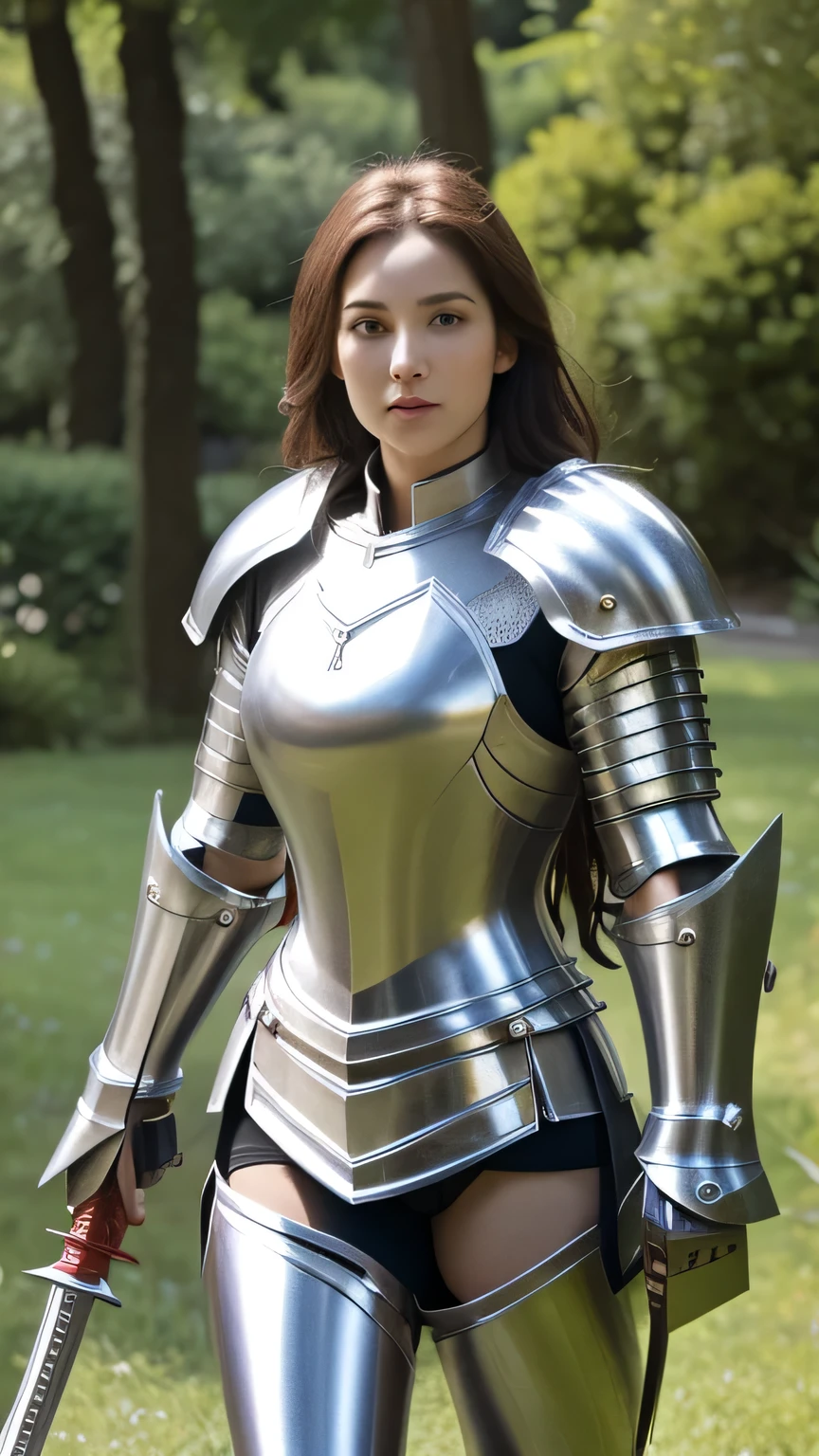 ((Female Warrior))，One in armor、Woman with a sword, Female Knight, of a beautiful Female Knight, bikini armor Female Knight, beautiful Female Knight, Armor Girl, gorgeous Female Paladin, Fantasy Paladin Woman, Female Paladin, Girl in knight armor, Female Warrior, portrait knight woman, north adult Female Warrior, Female armor, lady in red armor