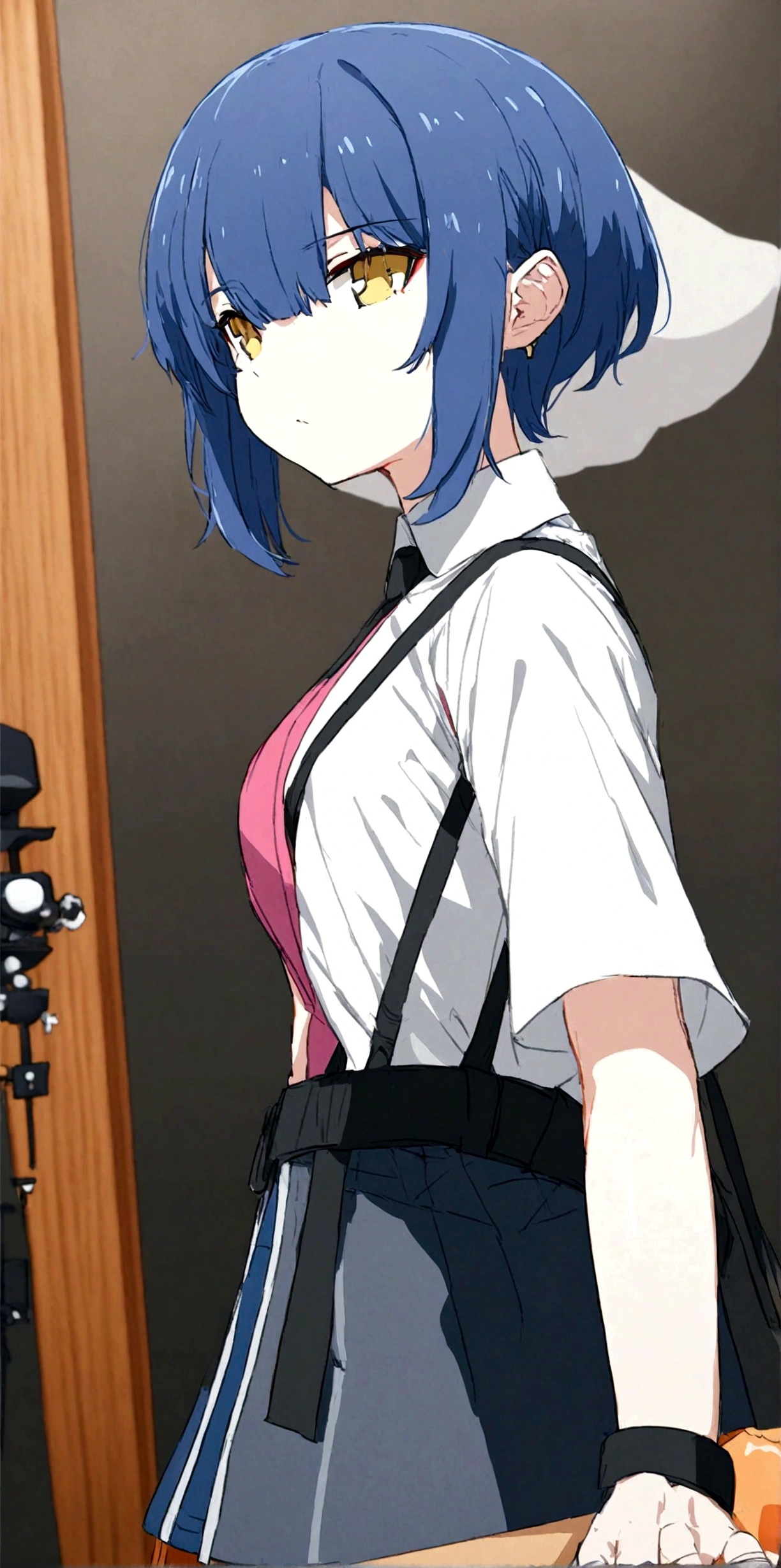 flat chest