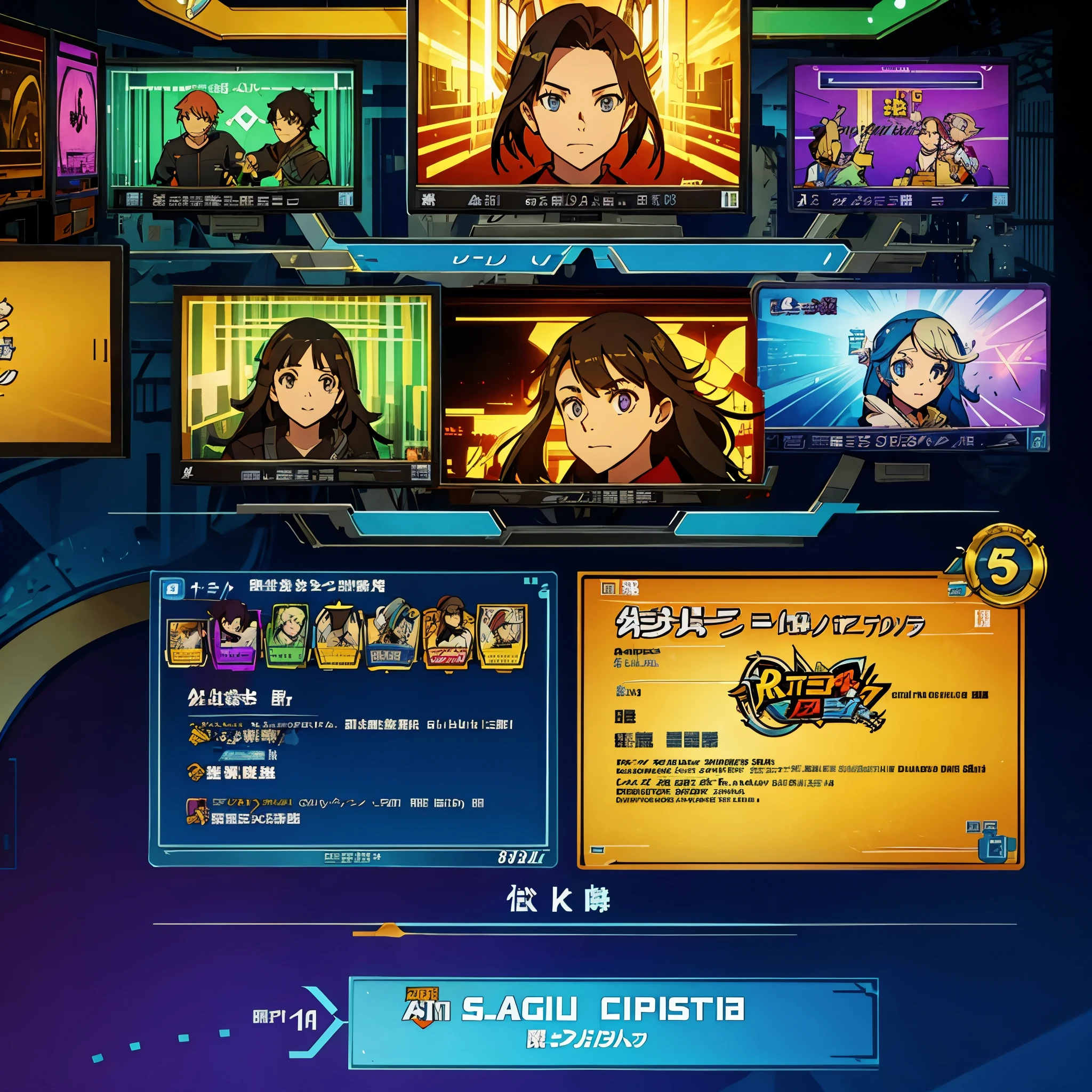 Slot regular bonus screen Character introduction screen