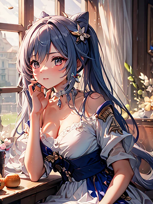 masterpiece, highest quality, 8K quality, beautiful, Charm, gorgeous, Stingy