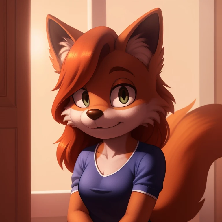 cat anthropomorphic home clothes, Cute face, fluffy ears, furry tail, Bust with exquisite lighting and shadows, Highest quality fine lines and refined facial features, Good ambient light, Ultra-fine fur、Volumetric light is very detailed,Finest quality furry art