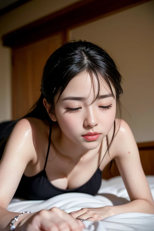 ((close your eyes、to kiss))
kono subarashii sekai ni shukufuku wo!,8k, RAW Portrait (Japanese women),masterpiece、(photoRealistic:1.2)、Realistic, Ultra-high resolution, highest quality, Real Life Photos , Body Type、Baby Face、
((((1 girl:1.5)))), (((Girl lying on her back on the bed in the bedroom:1.4)))、((sleep in one&#39;return:1.3))、(Cute Face:1.3)、日本の1 girl,((Japanese Girls))、((Real Girls)),,Slender body、 Body Type、Red costume、
Big beautiful detailed eyes, Black Hair,(Written boundary depth:1.3)、 ((Dark brown eyes:1.2))、(Real skin texture:1.3)、(Immersive atmosphere:0.8、Chiaroscuro:1.2) 、(Look Viewer:1.3)、((Embarrassing))、((Red cheeks:1.3))、((From belowの天井:1.2))、(Are crying:1.2)、((((She&#39;s wearing very small black panties))))、((Panty shot))、((A woman rolling up her skirt))、((From below:1.4))、((Crotch close-up:1.85))、((Panty shot))、The most beautiful woman in the world、The most beautiful woman in the world、((Spread your legs out to the side:1.4))、(Nipples are visible、Showing off nipples)、((Female genitalia is visible、Showing female genitalia))