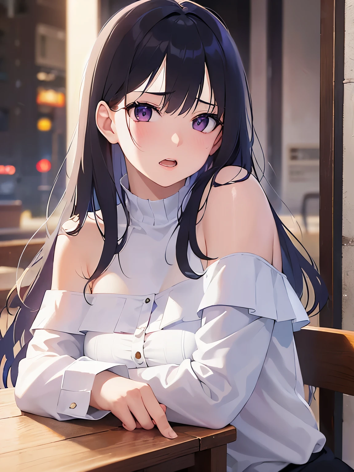 Girl having sex