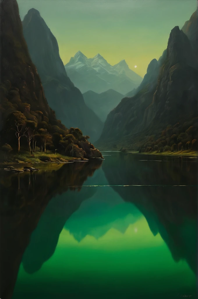 (art by Pieter Jansz van Ruyven and Aleksandr Makovsky and Dan Witz:1.2),
(collaboration and goal-driven and intergalactic and emerald and wild atmosphere, hovering lights, aesthetic of realism and indigenous australian art:0.1),
leading lines, out-of-the-box masterful creation with skillful details,
(hooker's green and blue-green colors:0.1),