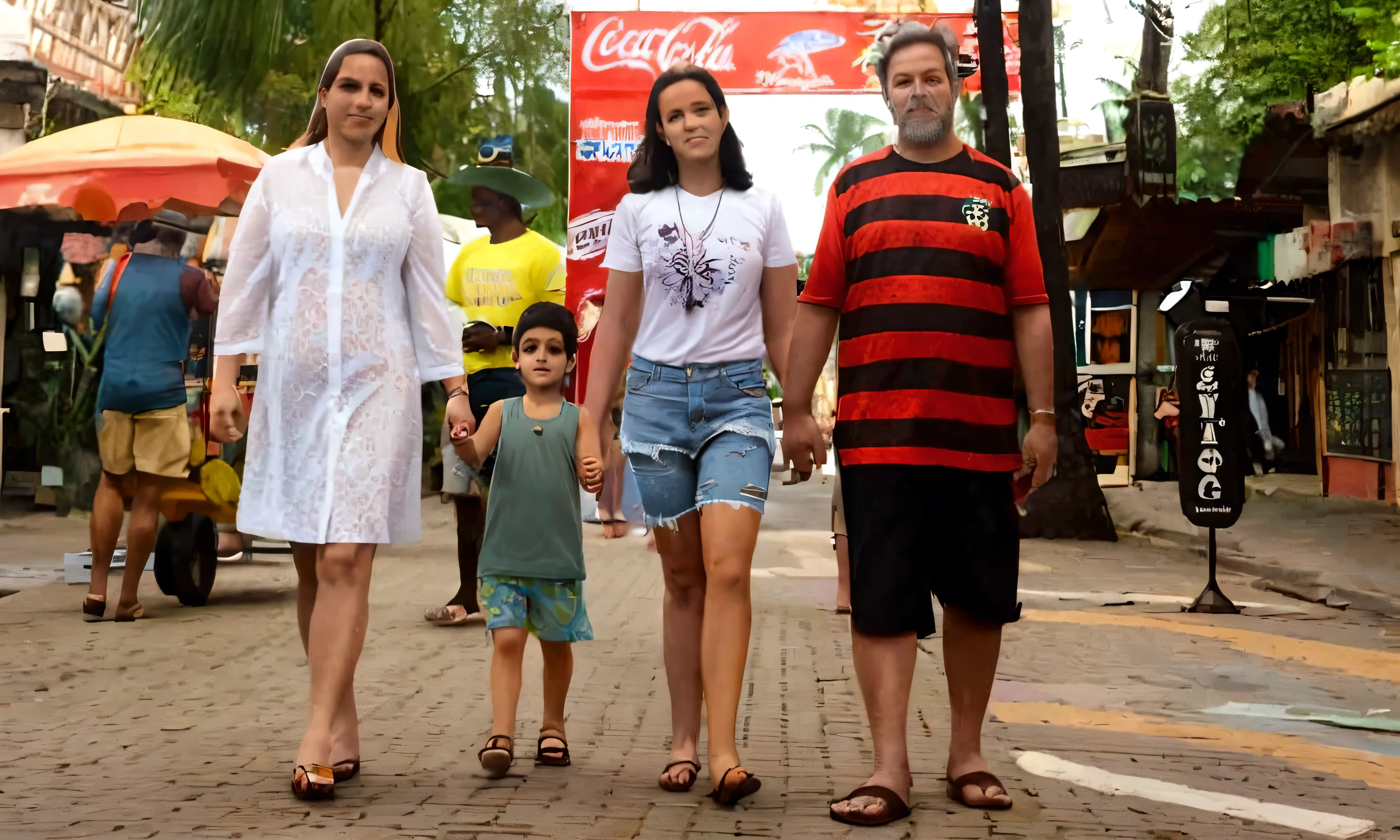 A family of 5 people consisting of mother,father,toddler girl,12 year old boy and 11 year old girl