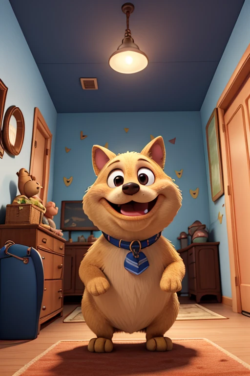 Once upon a time there was a very funny room where the happy Neide 