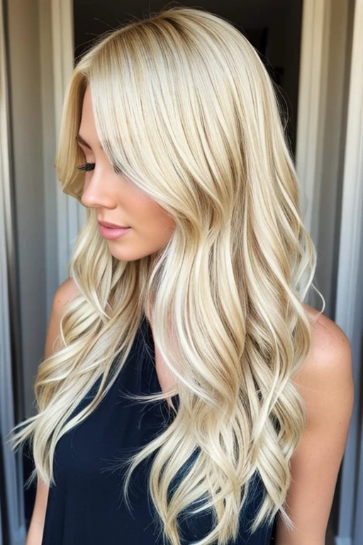 blonde hair
