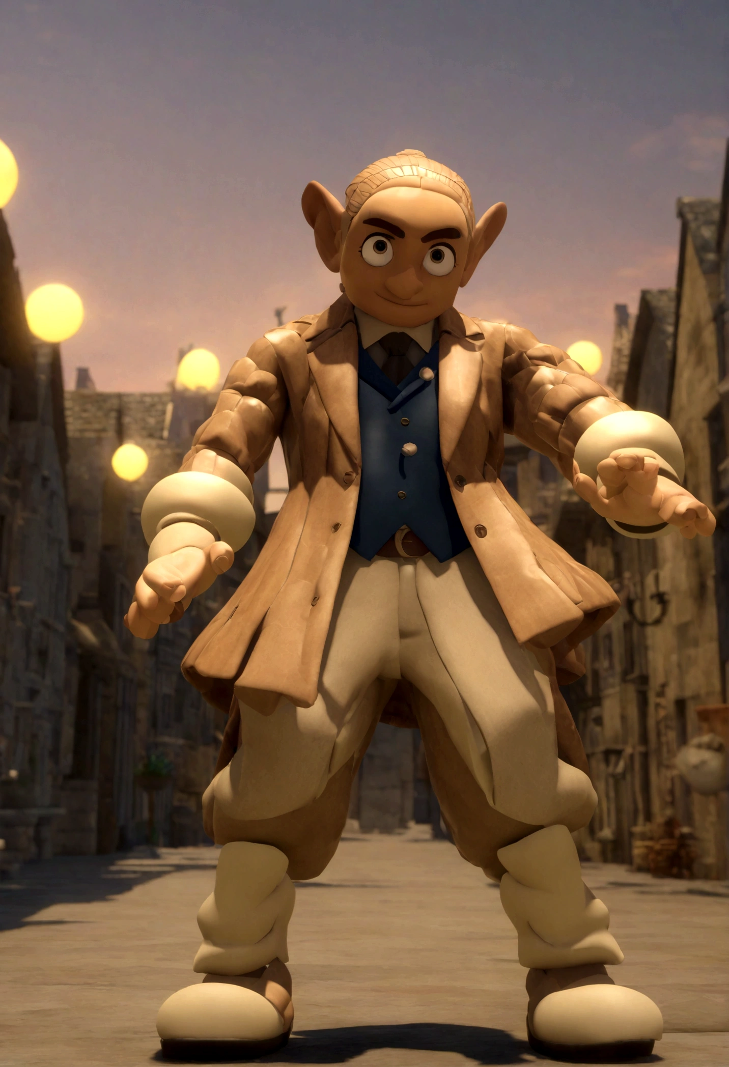 Personagem de desenho animado de uma mulher, camisa preta, cabelos cacheados com luzes loiras nas pontas, delineado nos olhos, boca rosada e brincos prateados, um personagem animado, Caractere estilizado, animation style rendering, 3D estilizado, Arnold Maya rendering, Stylized 3D rendering, toon render screenshot, Personagem 3D, Personagem 3D, Stylized 3D rendering, 3D character rendering, personagem de desenho animado, Personagem de close up, Pose de personagem, (Estilo Pixar) (parte mestre:1.2) (Bokeh) (melhor qualidade) (pele detalhada) (textura detalhada) (8K) (argila) (cinematic lighting) (sharp focus,Senta e vaza a parte superior do corpo