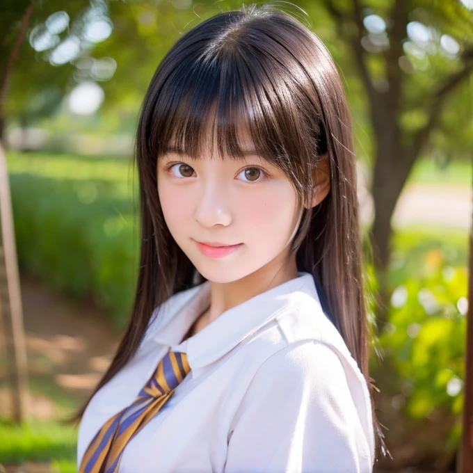 1 top quality girl Very cute beauty small, Bright Eyes Shine, Shine肌 18-year-old, Black Hair A clean and bright look, , and a cute Beautiful Bangs Big Breasts School high school Nude Erotica