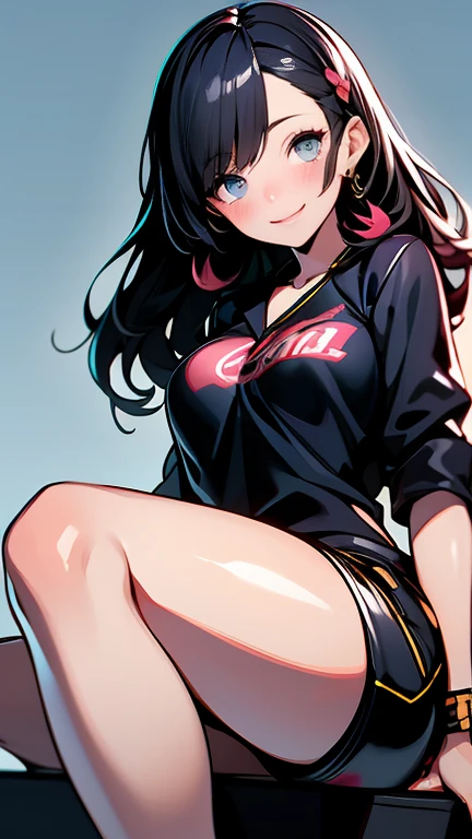 ((((highest quality)))), (((Ultra-precision CG 16K))), (((masterpiece))), (((Very detailed))), (((Extremely detailed))), (((Black outline:1.3, Written boundary depth:1.3 , Written soft outline))), Blur, Bokeh, Maximum clarity and sharpness,Multilayer Texture, Surface Shading, Cinematic lighting, Beautiful details sparkle ,Perfect Proportions, Limited to one woman, BREAK accurate, Anatomically correct, Highly detailed face and skin texture, drawn in detail, Highly detailed facial and skin texture, Detailed eyes, beautiful hair, Beautiful Japanese Idol face, Beautiful and beautiful eyes, Beautiful body, Beautiful breasts, Beautiful thighs, Beautiful legs, Beautiful fingers, (Beautiful views) , skinny body, ((Beautiful Skin)), ((Skin Texture)) BREAK breast enlarged, large Breasts, perky breast, (blush, smiling:1.3, brown eyes, pink cheek, Double eyelids, Thin eyebrows, narrow eyes:1.3, Natural cheeks, Glossy skin, Fair skin:1.2, (Glossy lips:1.4, shiny lips: 1.4 ), high school student, Attractive adult woman ) , Long-Hair:1.3, straight-Hair:1.3, Hair Intake, Inner hair color, [(gradient hair from navy to yellow:1.4):0.4], BREAK (spring-casual, wearing see-through outer-outfit) , nail art, necklace, Bridal Ring, wearing a watch BREAK (Sitting on the floor holding your knees, from front, from below, bust up, closeup breast ,plaster figure , sculpture , statue)