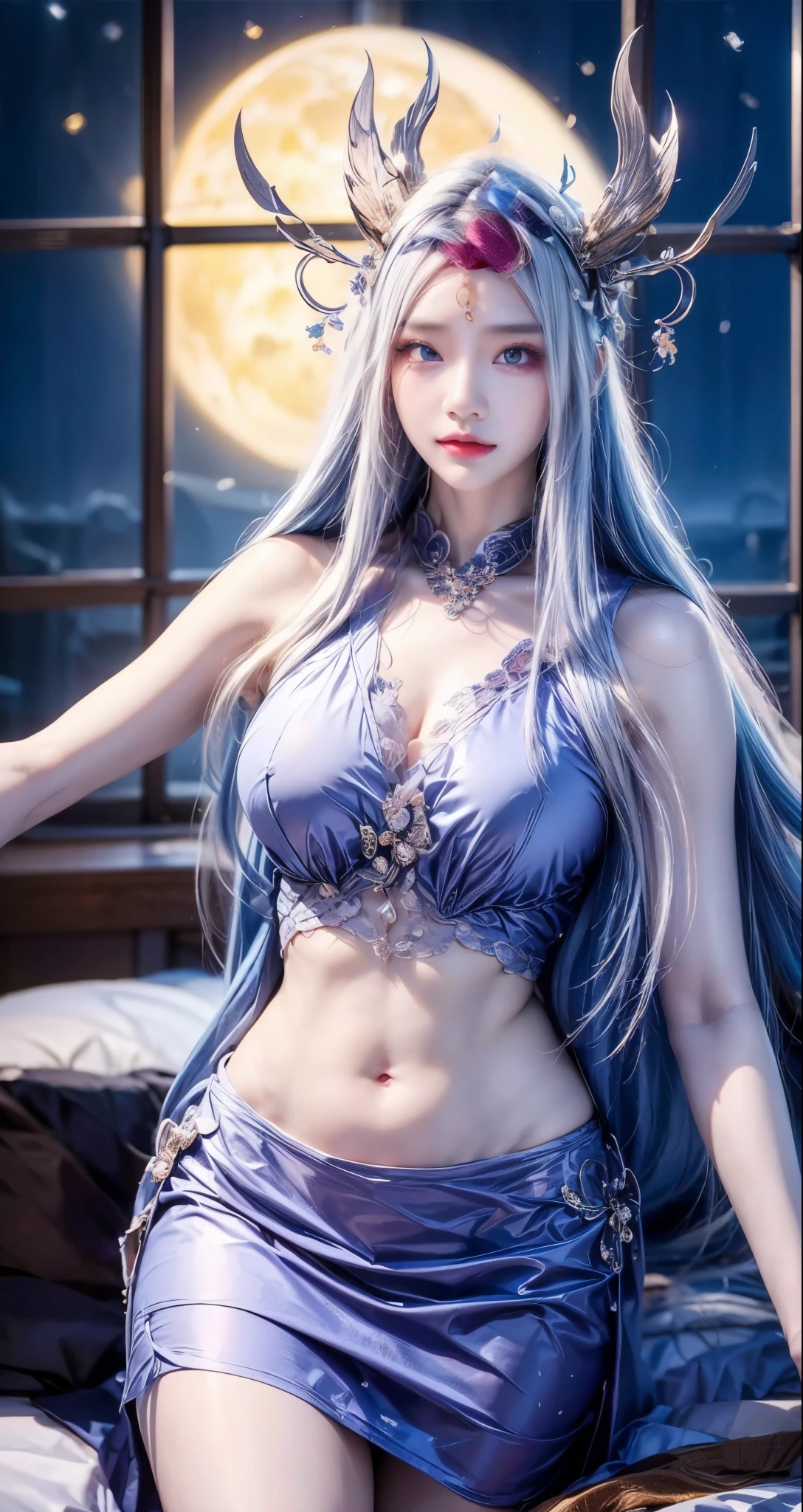 Three Asian women pose in a room for a photo, ulzzang, 3 sisters looking in the mirror, 8K)), popular korean makeup, profile picture, beautiful girl, 8K selfie photo, cute - fine - face, popular korean makeup, Xision Wu, cute girl, korean girl, avatar profile picture, sakimichan, very high quality, super realistic realism, super refinement, high quality, 8k resolution, diverse style, bare shoulders without showing chest,