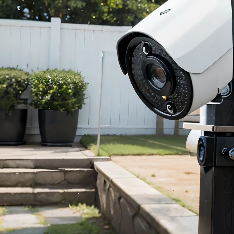 make a picture showing the smart security camera