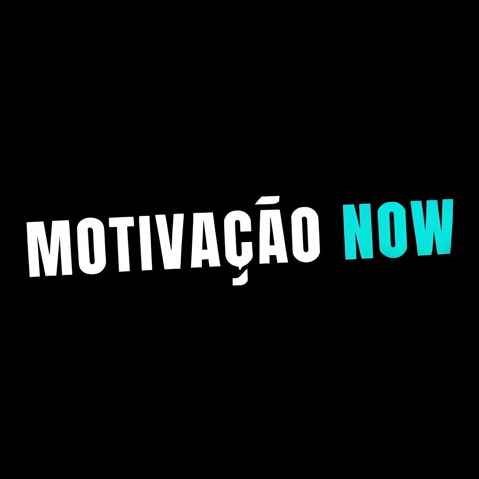 um close de um fundo preto com um texto branco e azul, motivation, fazer uma imagem voltada para videos