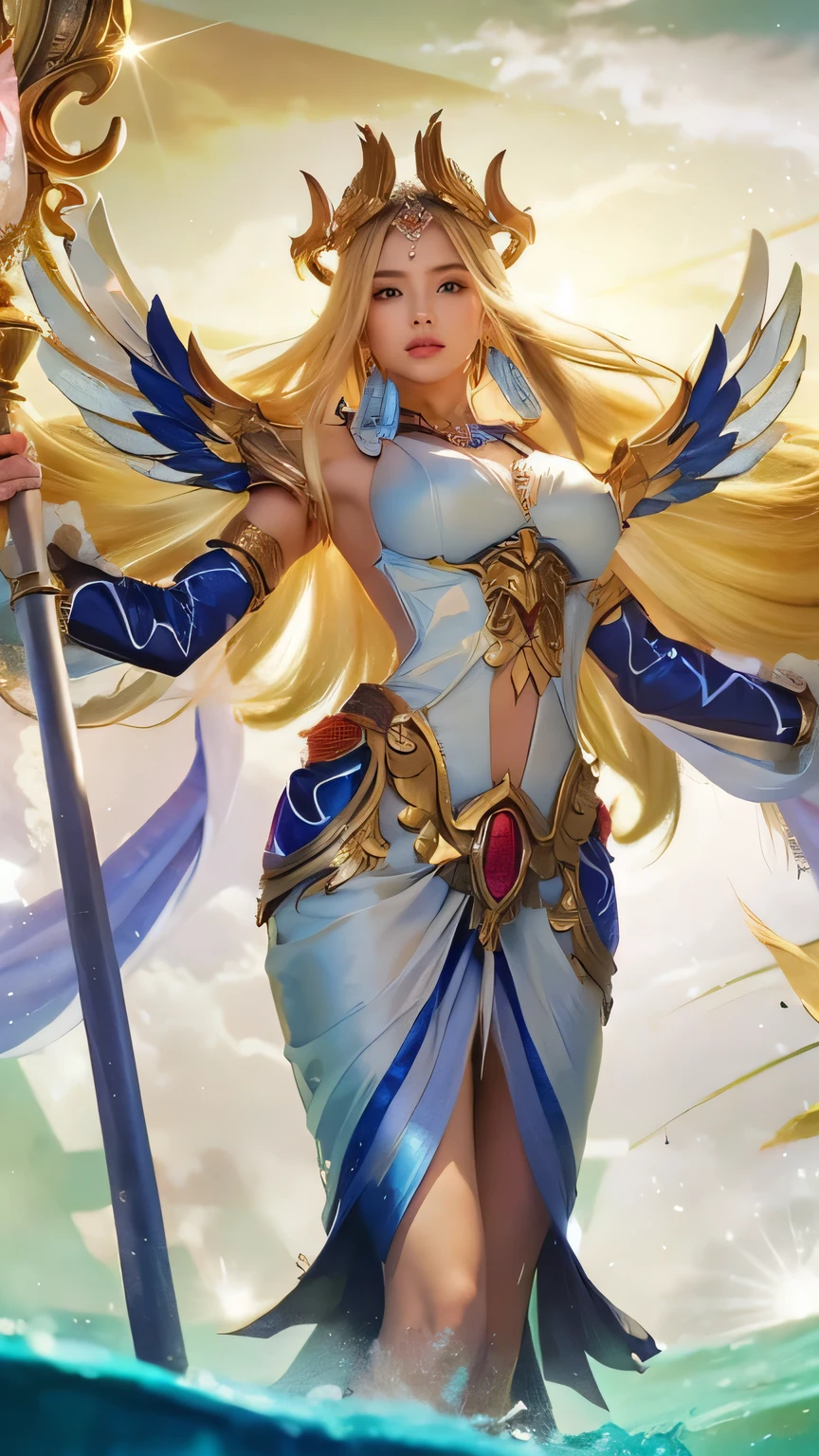 ((midnight, need, 8k, masterpiece:1.3)), Full body female, Leg length, Key Points:1.2, Full figure，Beautiful woman，Have a perfect body:1.4,((Dark brown hair, huge :1.2 )), (Low-cut，Deep V,)，Highly detailed face and skin texture, There are many people there，Exquisite eyes, Double eyelids，big eyes，Lovely big breasts，Teenage Girl，， huge breasts ， Japanese Beauty，Ponytail Shiranui，Snow Mountain，Ice water，Snow，Snowing day，Standing in Ice Water，Standing in the water，The lower body is in the water，Huge breasts，超级Huge breasts，1 girl