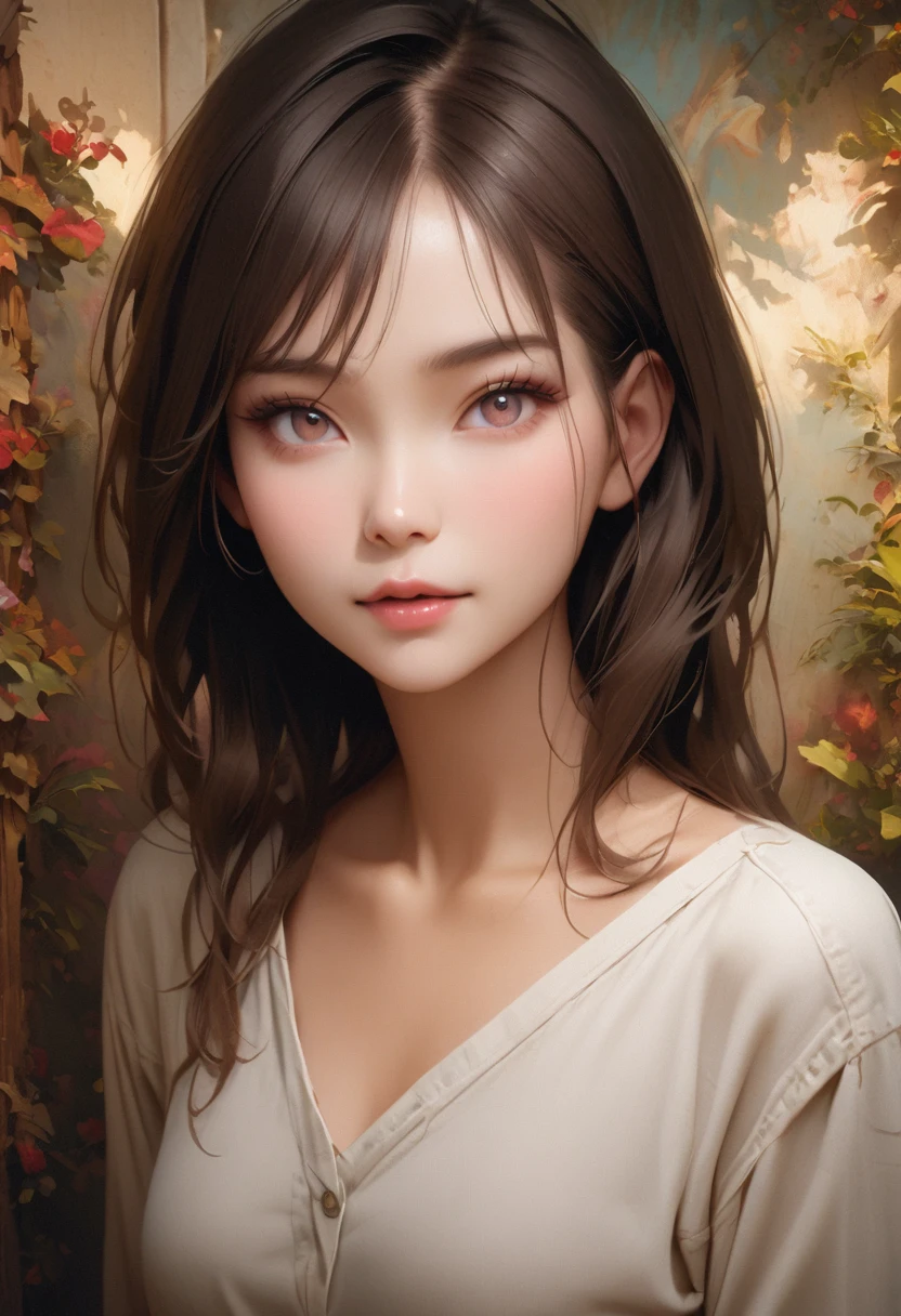 A beautiful woman, dressed in white shirt, Full body portrait, Perfect face，Perfect face, Surreal concept, 8k resolution, Photo quality, group photo, Photo-realistic,