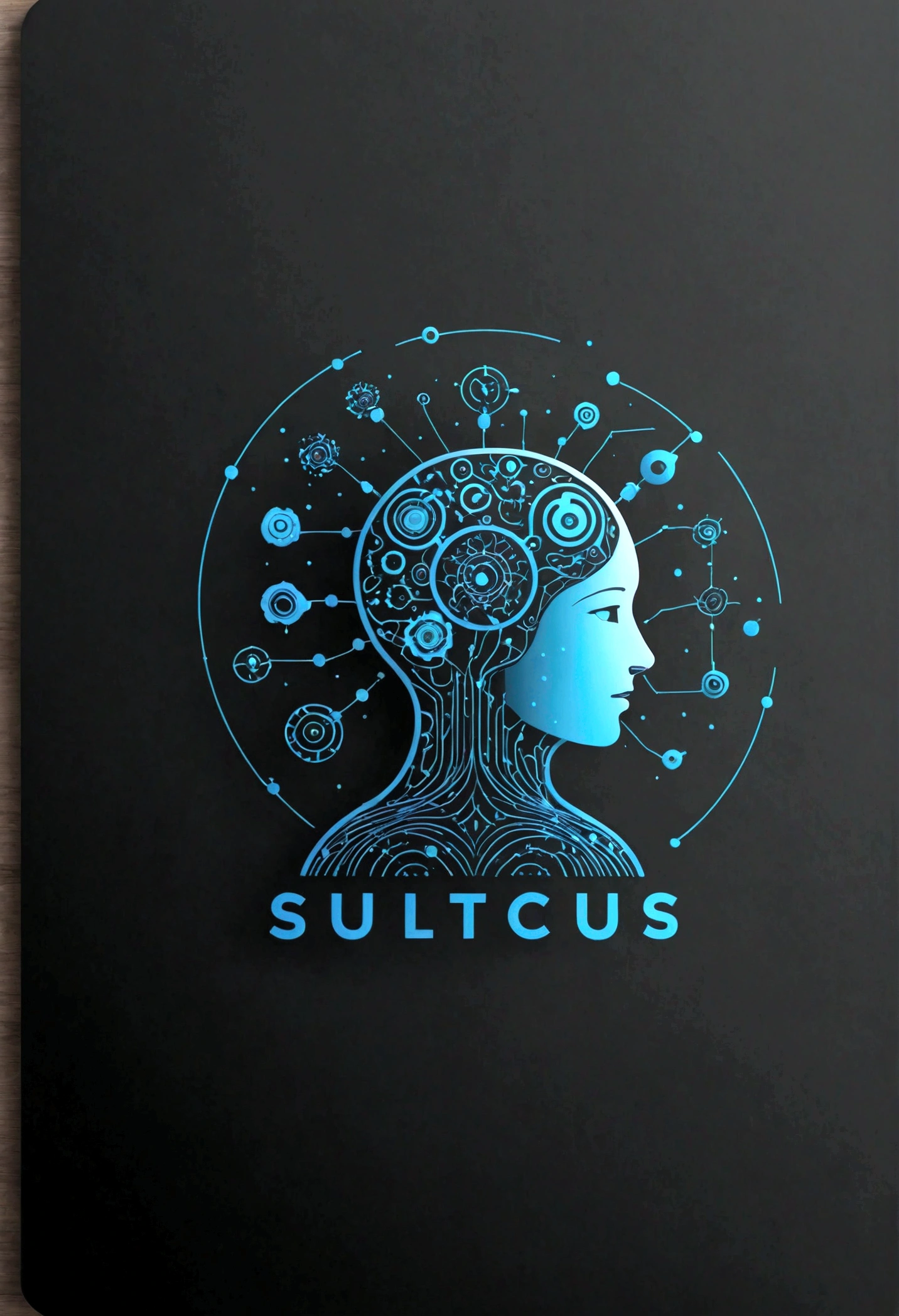 logo for an AI startup that creates other startups
