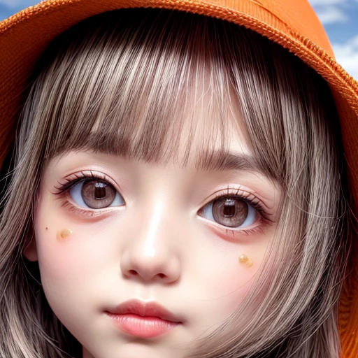 (Acutance:0.85),(), Tiny girl、Tropical Beach、evening、Stroll along the beach、(Gazing at the colorful sunset)、(Orange rays illuminating face, close-up:1.4), (((Extremely detailed NOGIZAKA face))), perfect anatomy, Childish, captivating gaze, elaborate detailed Eyes with (sparkling highlights:1.2), long eyelashes、Glossy RED Lips with beautiful details, Coquettish tongue, Rosy cheeks, (Radiant natural skin) with clear transparency . { (Dynamic joyful expressions) | :d) }, Random hair color .