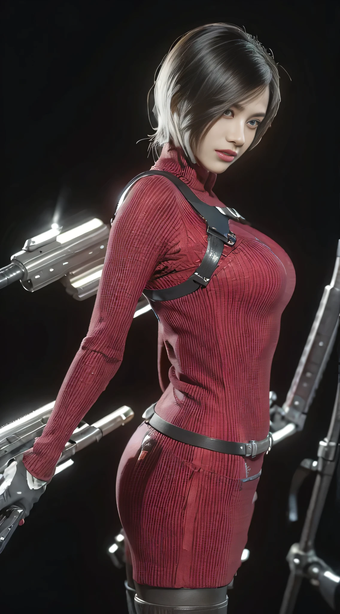 Angry Face, BDSM,slave,Rubber,Black Corset,Bondage,Collar,NSFW,((Best Quality, 8k, Masterpiece:1.3))), Crisp Focus: 1.2、(Layer Cut, Big:1.2),Beautiful Woman with Perfect Figure: 1.4、Slender Abs:1.2、Wet Body:1.5、Highly Detailed Face and Skin Texture、Detailed Eyes、Double Eyelids,Long Hair